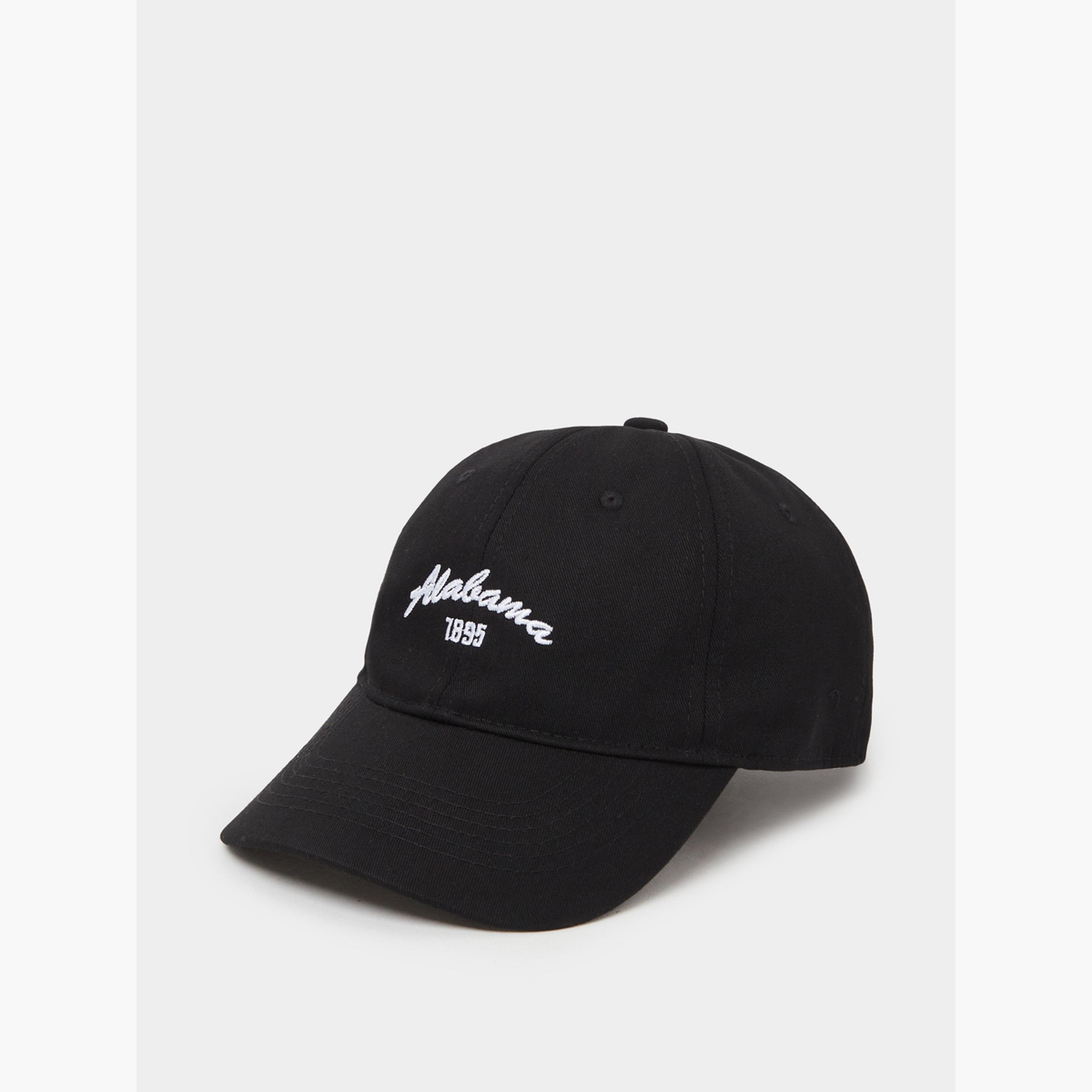 ستايلي - قبعة بيسبول سوداء مطرزة-men-caps-image-1