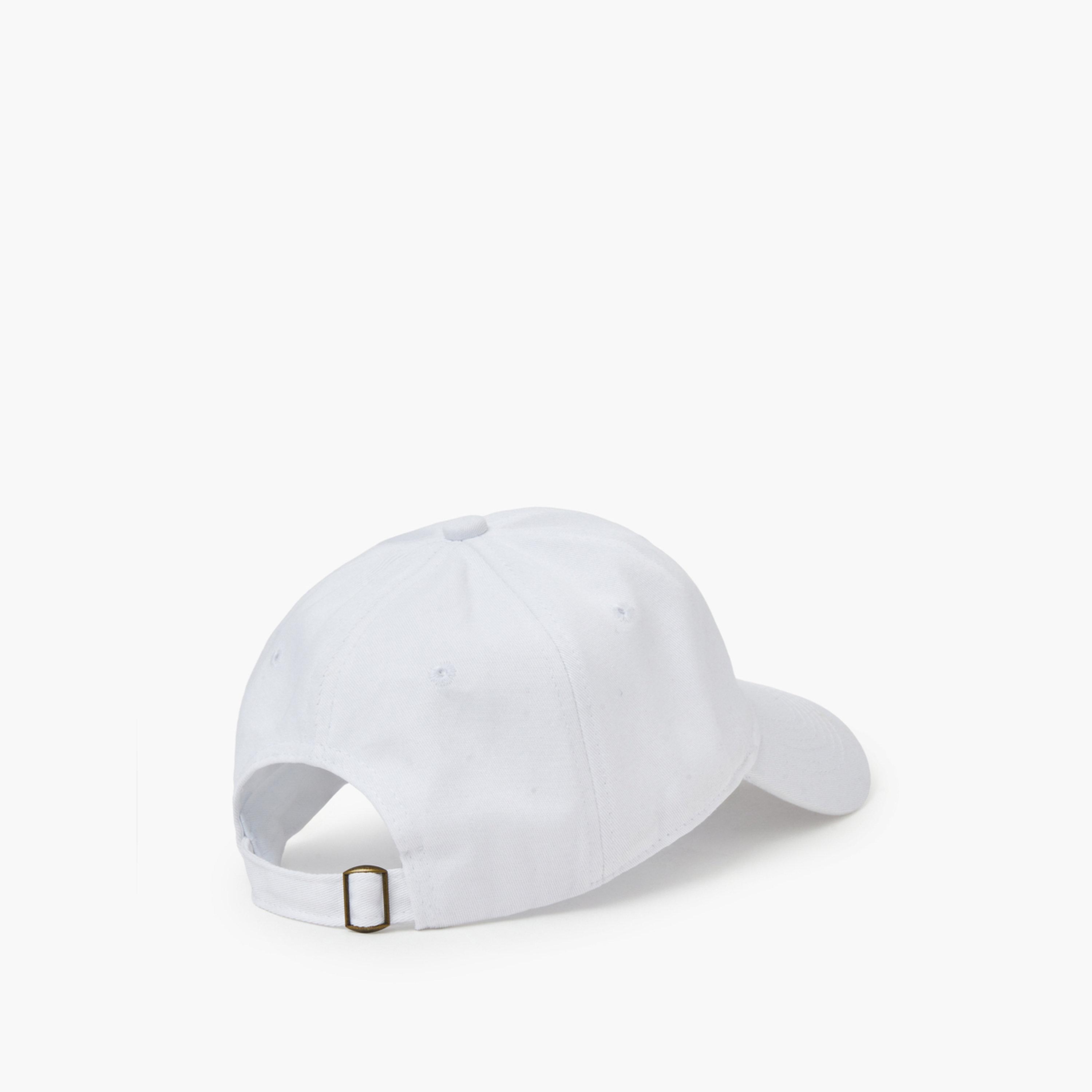ستايلي - قبعة بيسبول مطرزة بشجرة نخيل بيضاء-men-caps-image-3