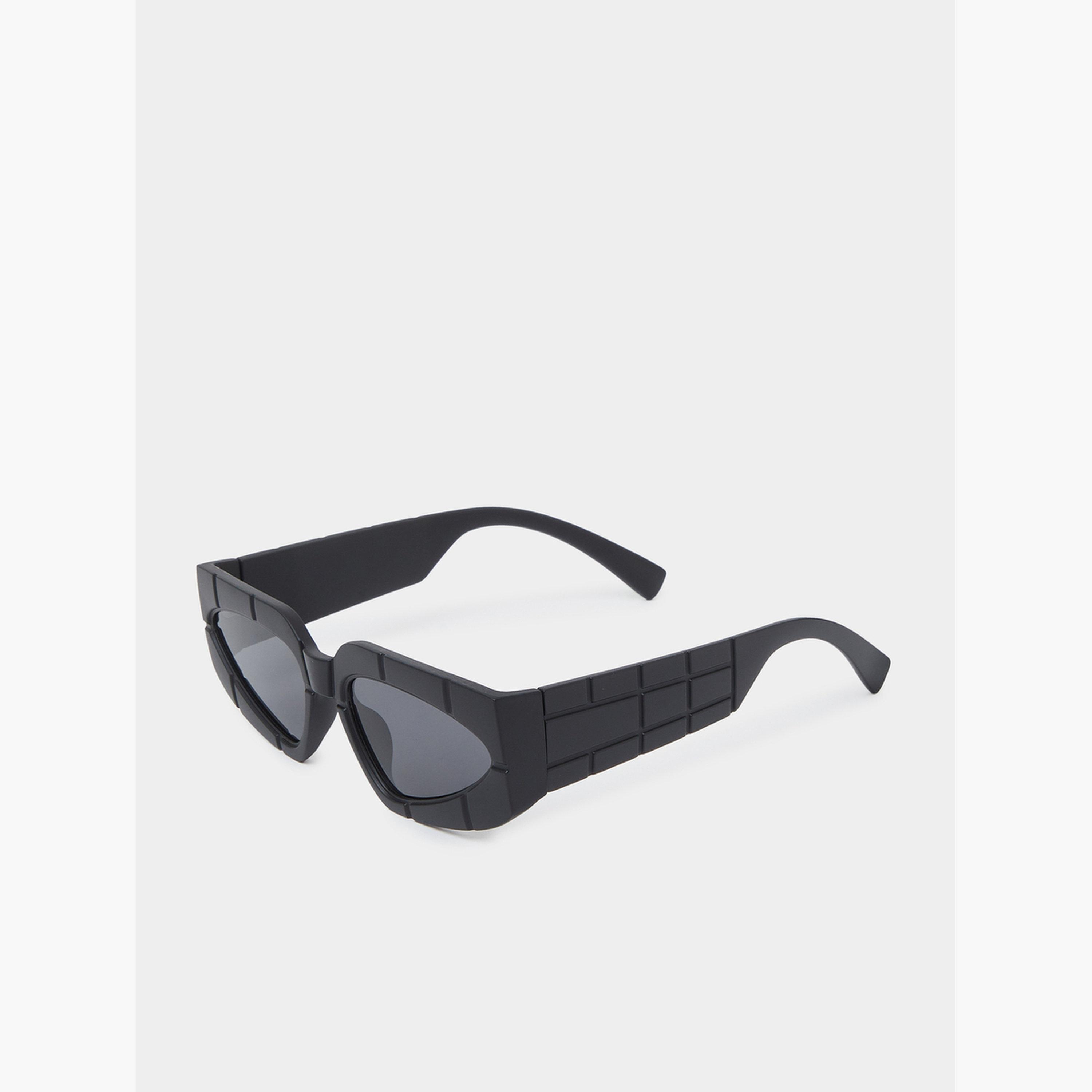 نظارة شمسية أسود بإطار مثلث-men-sunglasses-image-1