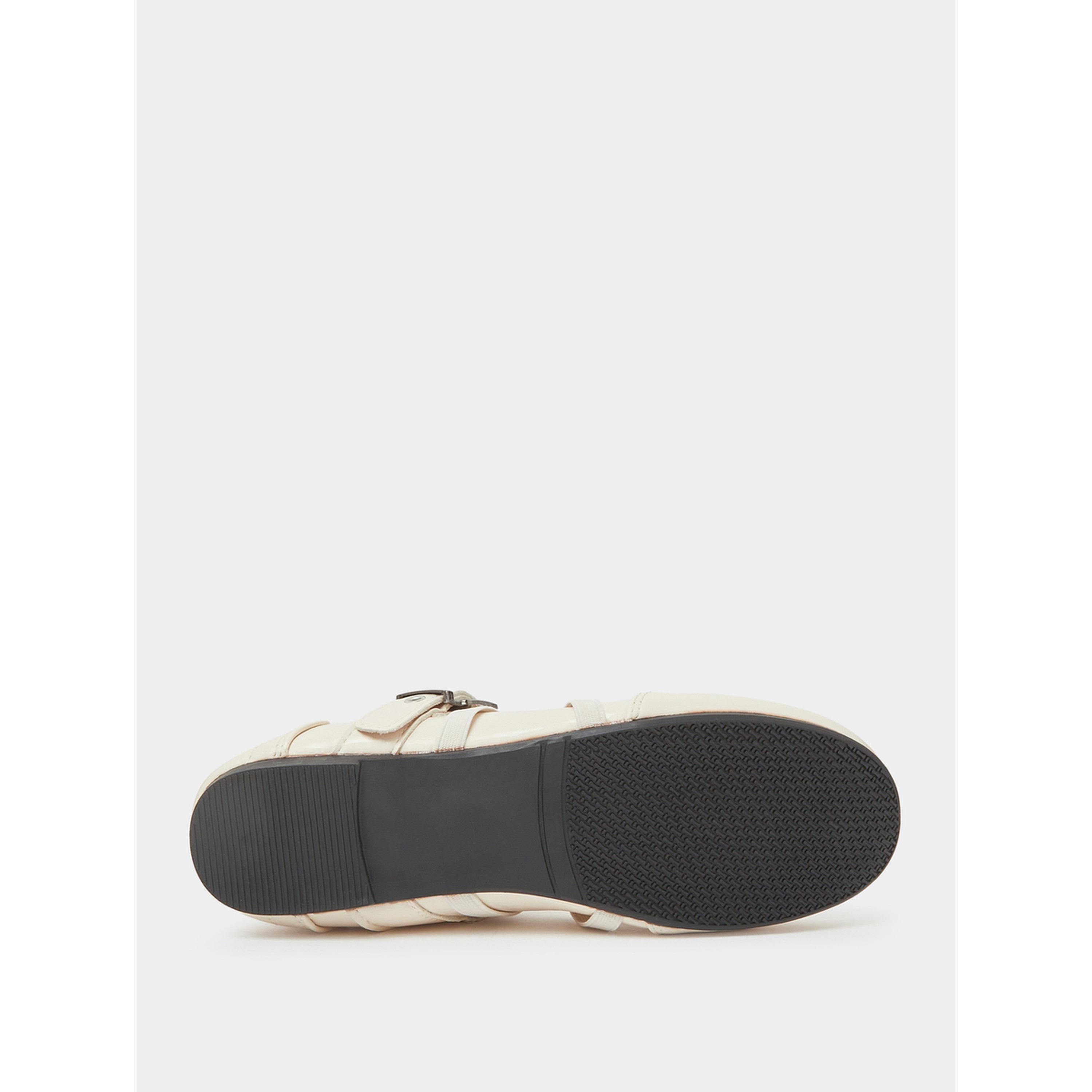 حذاء باليرينا مسطح بإبزيم وسيور متقاطعة-women-shoes-ballerinas-image-7