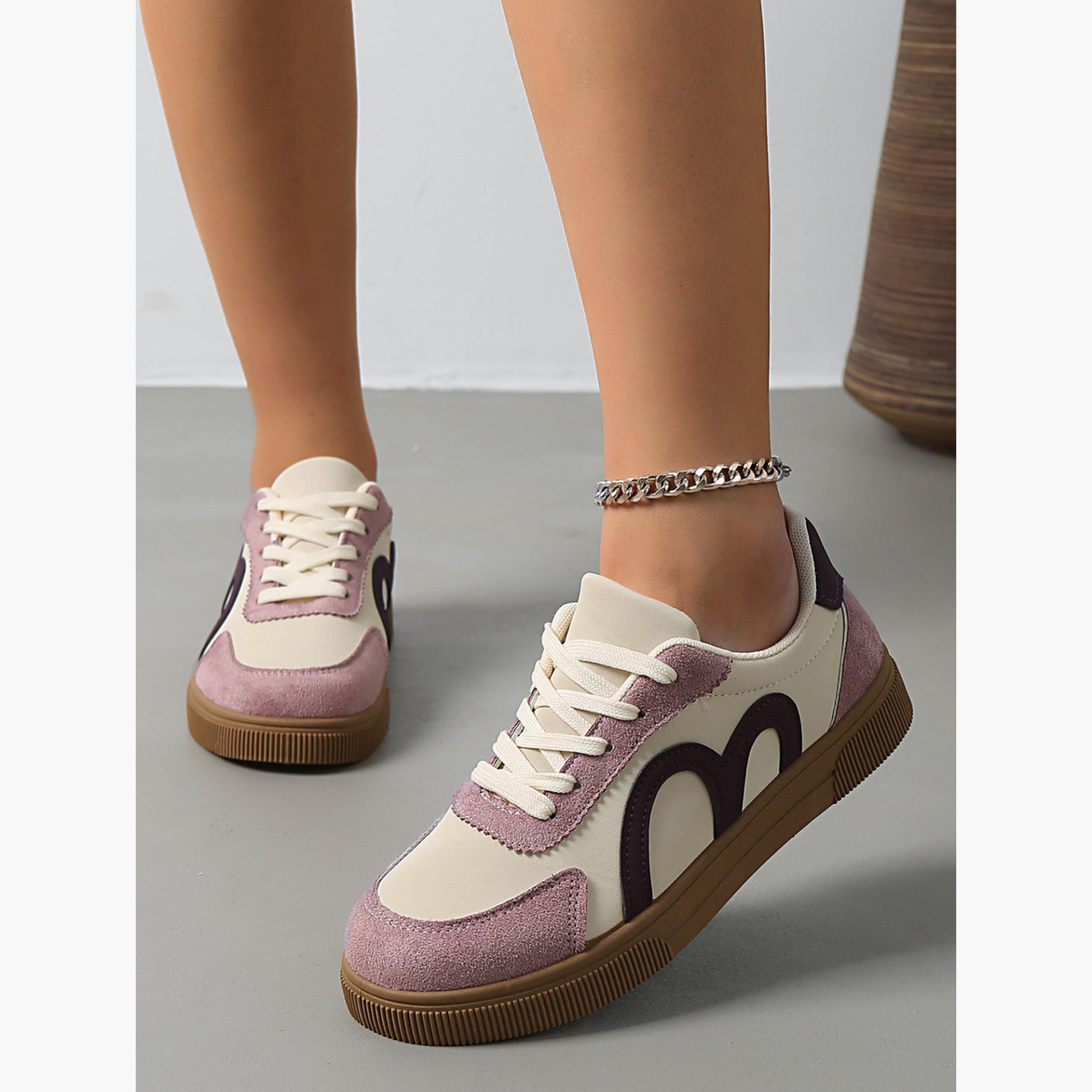 Take Two Purple Lace Up Sneakers-women-shoes-sneakers-image-2