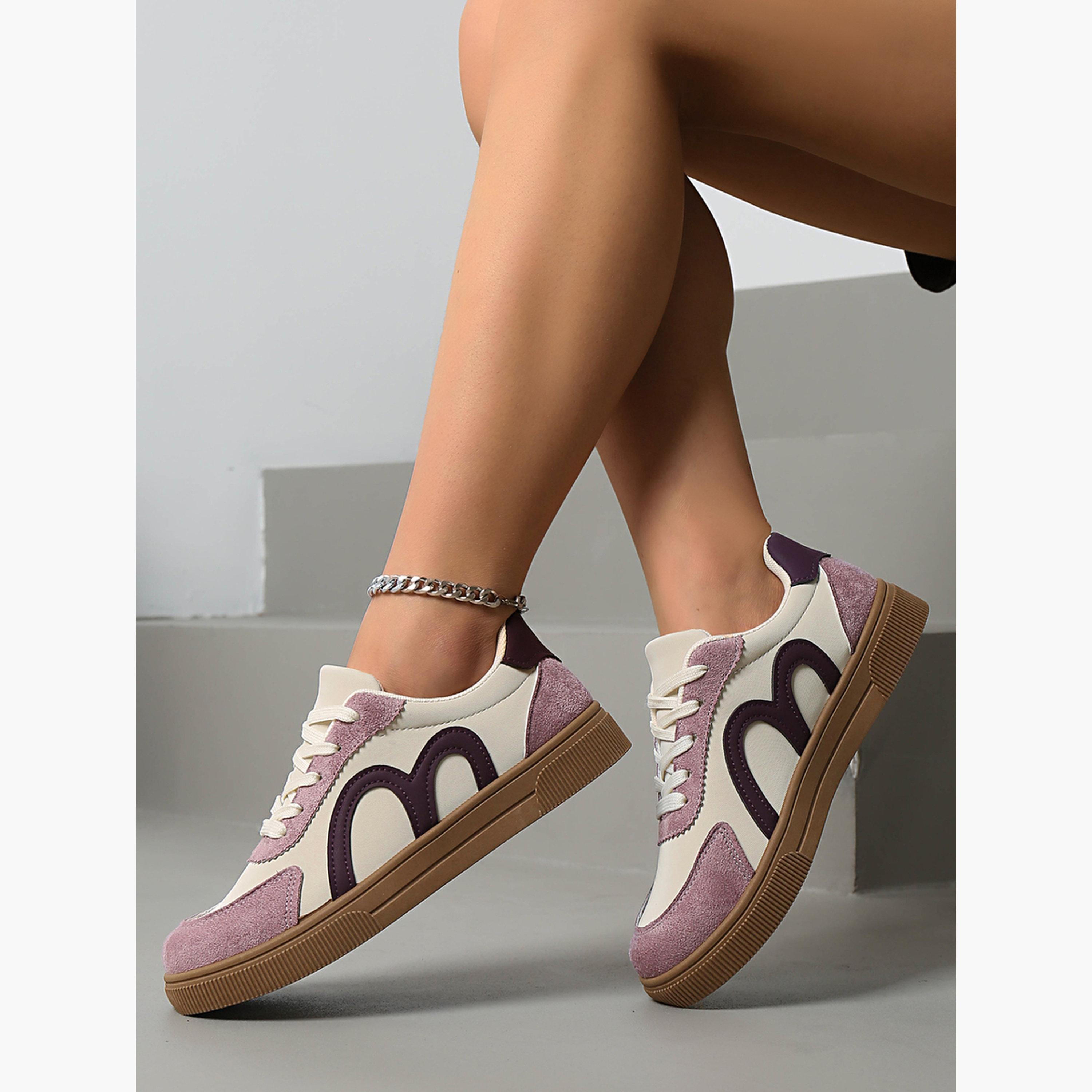 حذاء سنيكرز برباط باللون الأرجواني-women-shoes-sneakers-image-5
