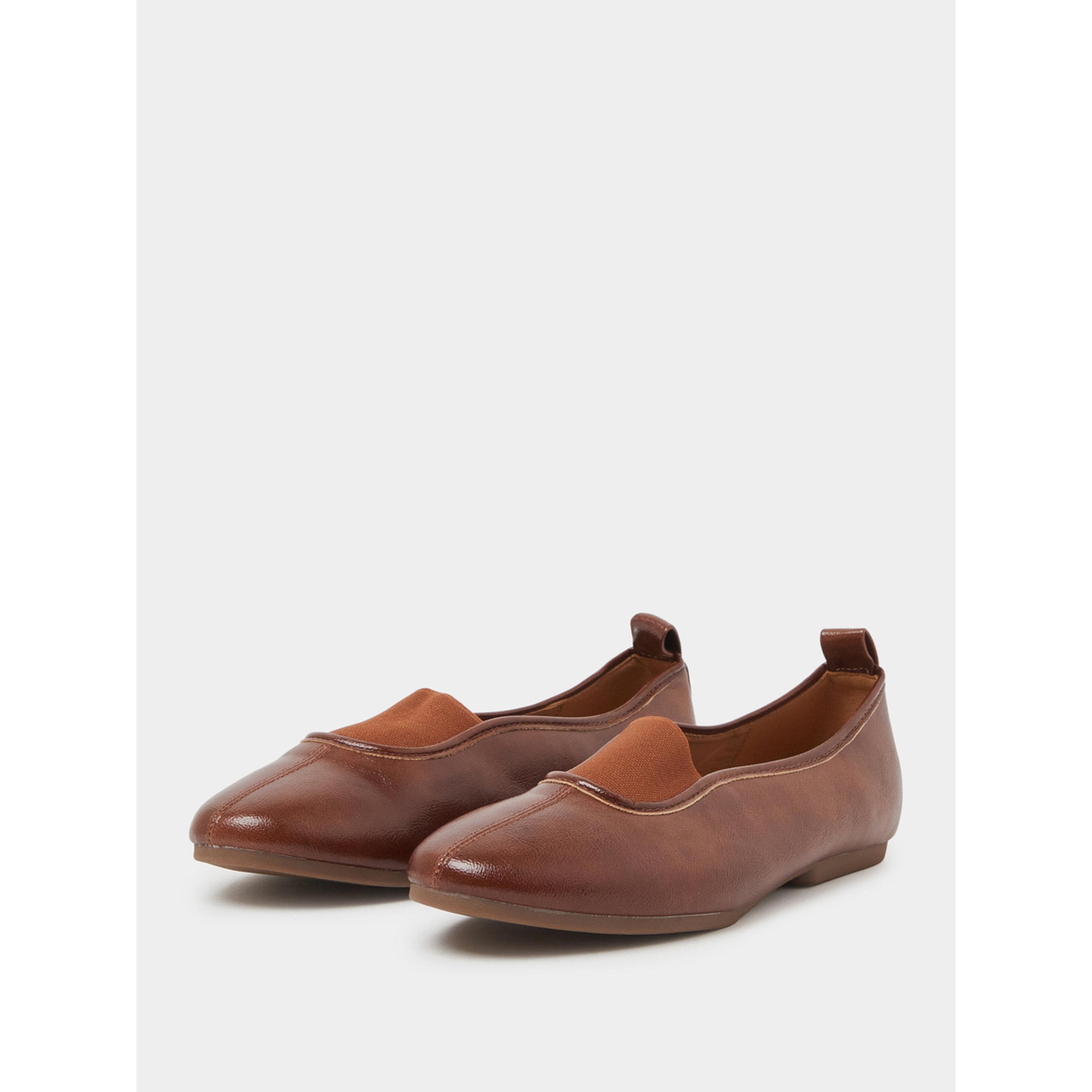 حذاء باليرينا مسطح بشريط مطاطي-women-shoes-ballerinas-image-1