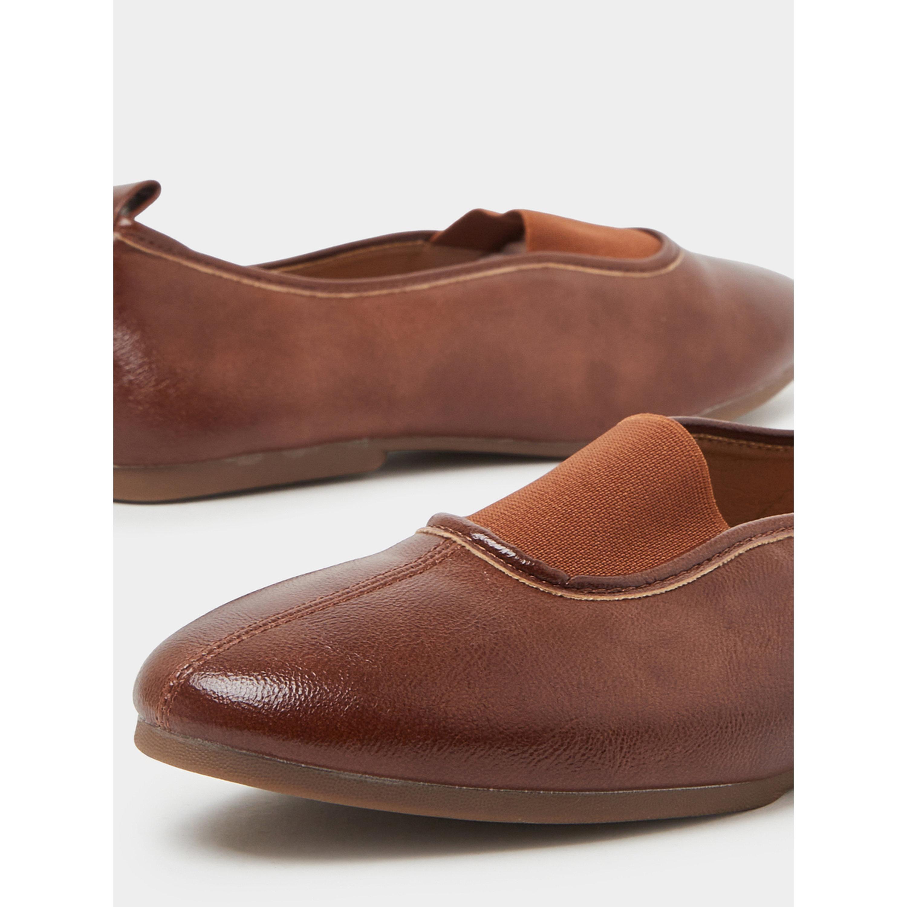حذاء باليرينا مسطح بشريط مطاطي-women-shoes-ballerinas-image-5