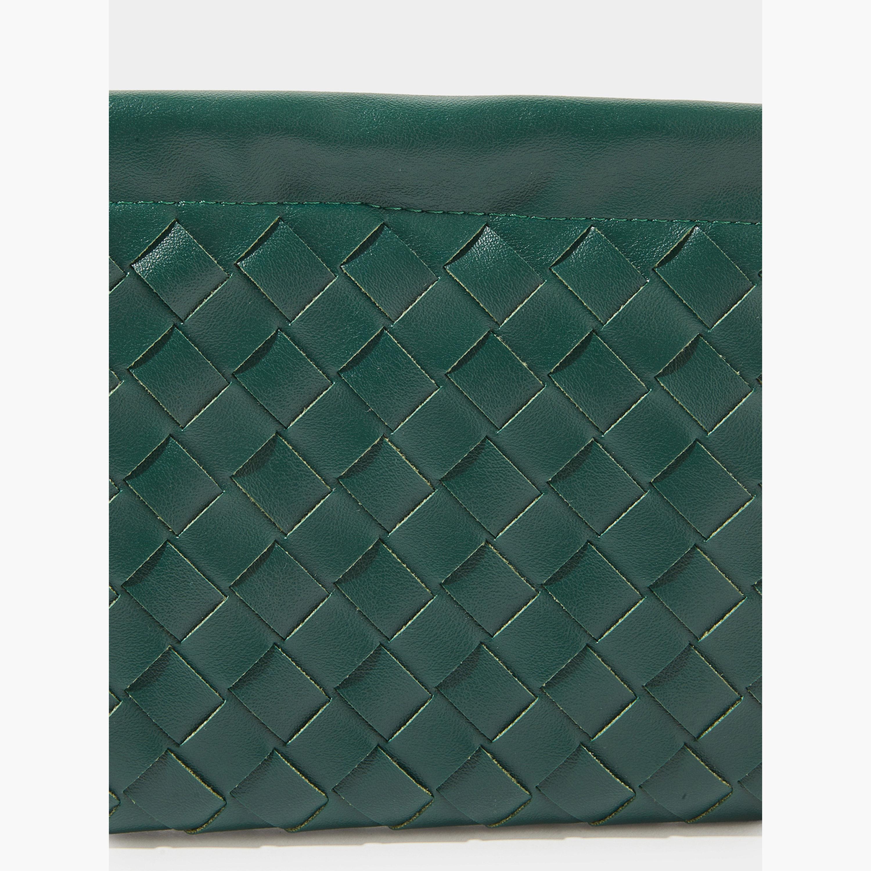 Styli Green Woven Drawstring Bag-women-bagsandwallets-handbags-image-4