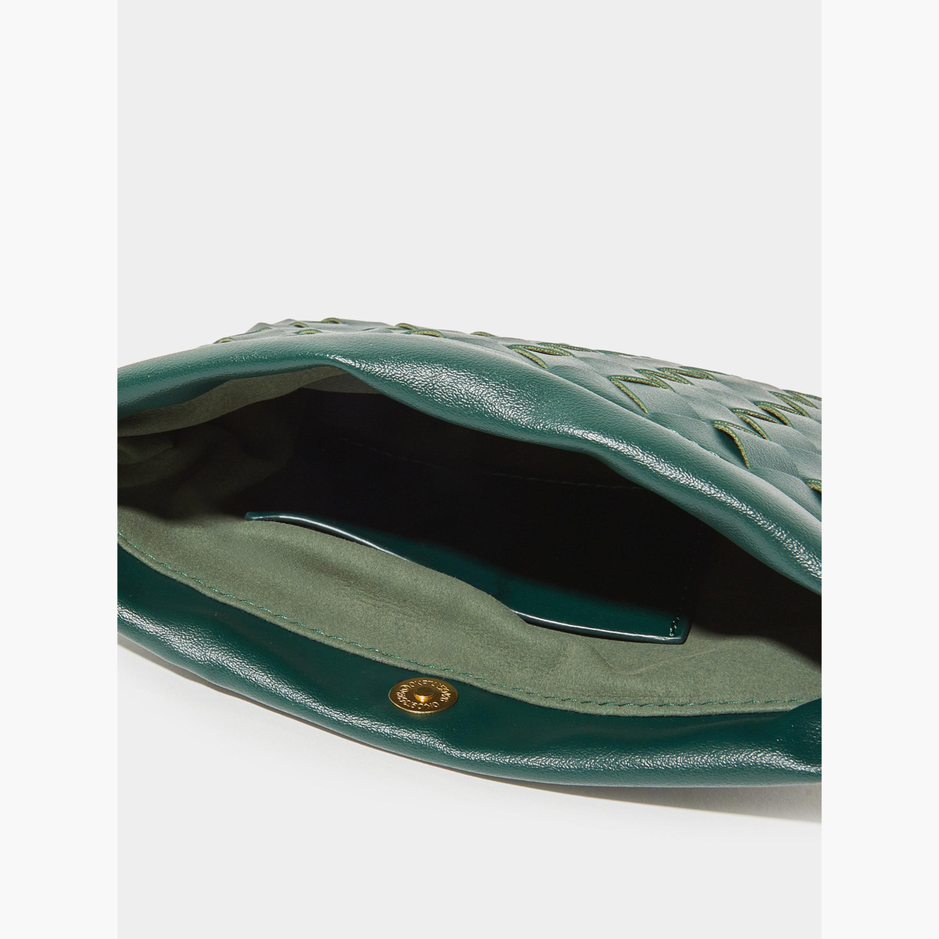 Styli Green Woven Drawstring Bag-women-bagsandwallets-handbags-image-5
