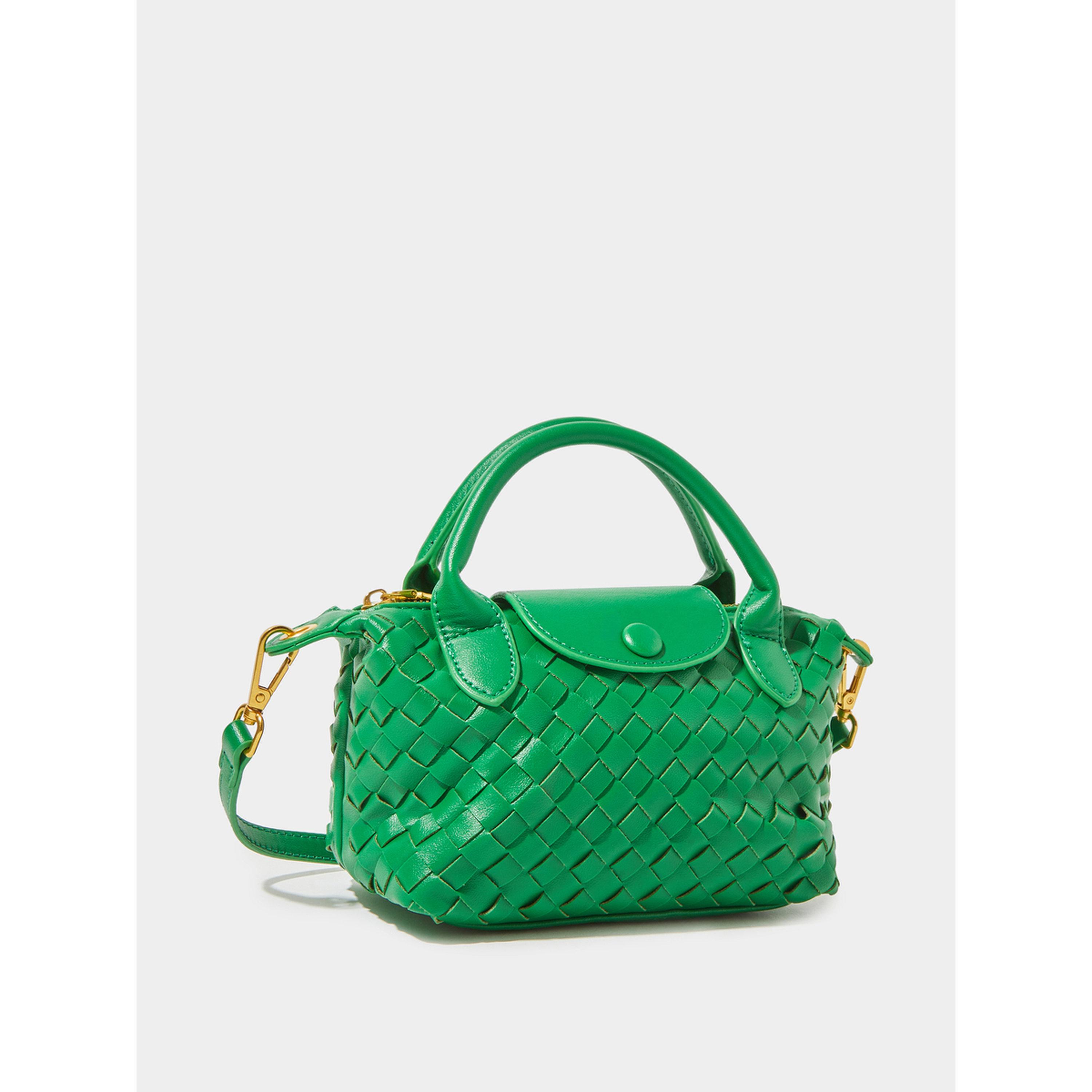 Styli Green Woven Crossbody Bag-women-bagsandwallets-handbags-image-1