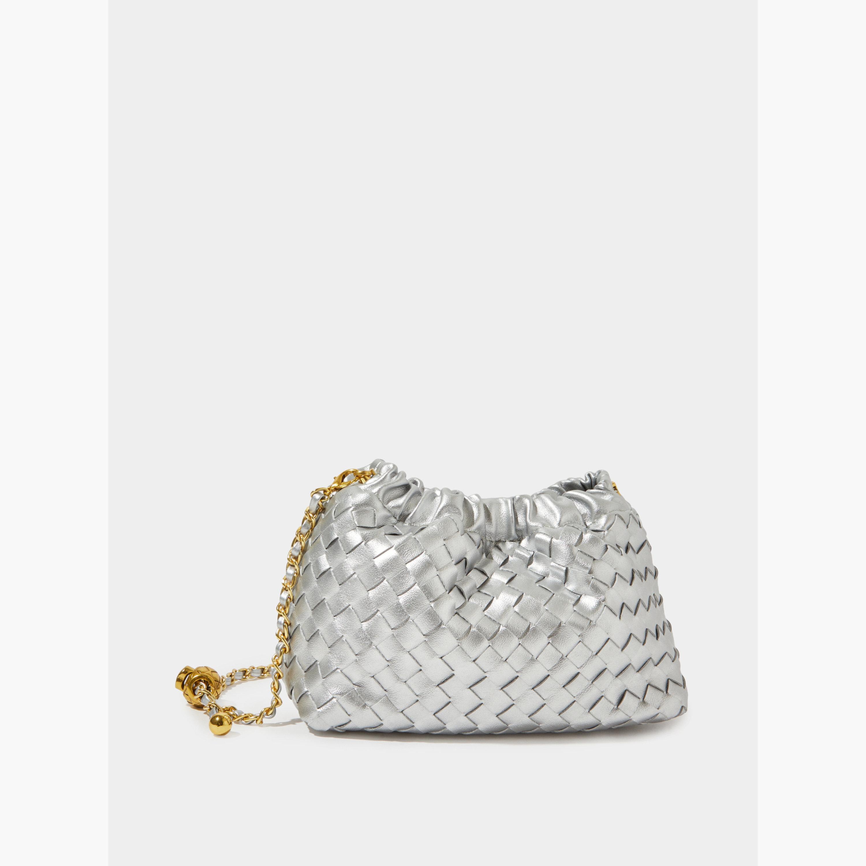 شنطة يد منسوجة بحزام سلسلة-women-bagsandwallets-handbags-image-1