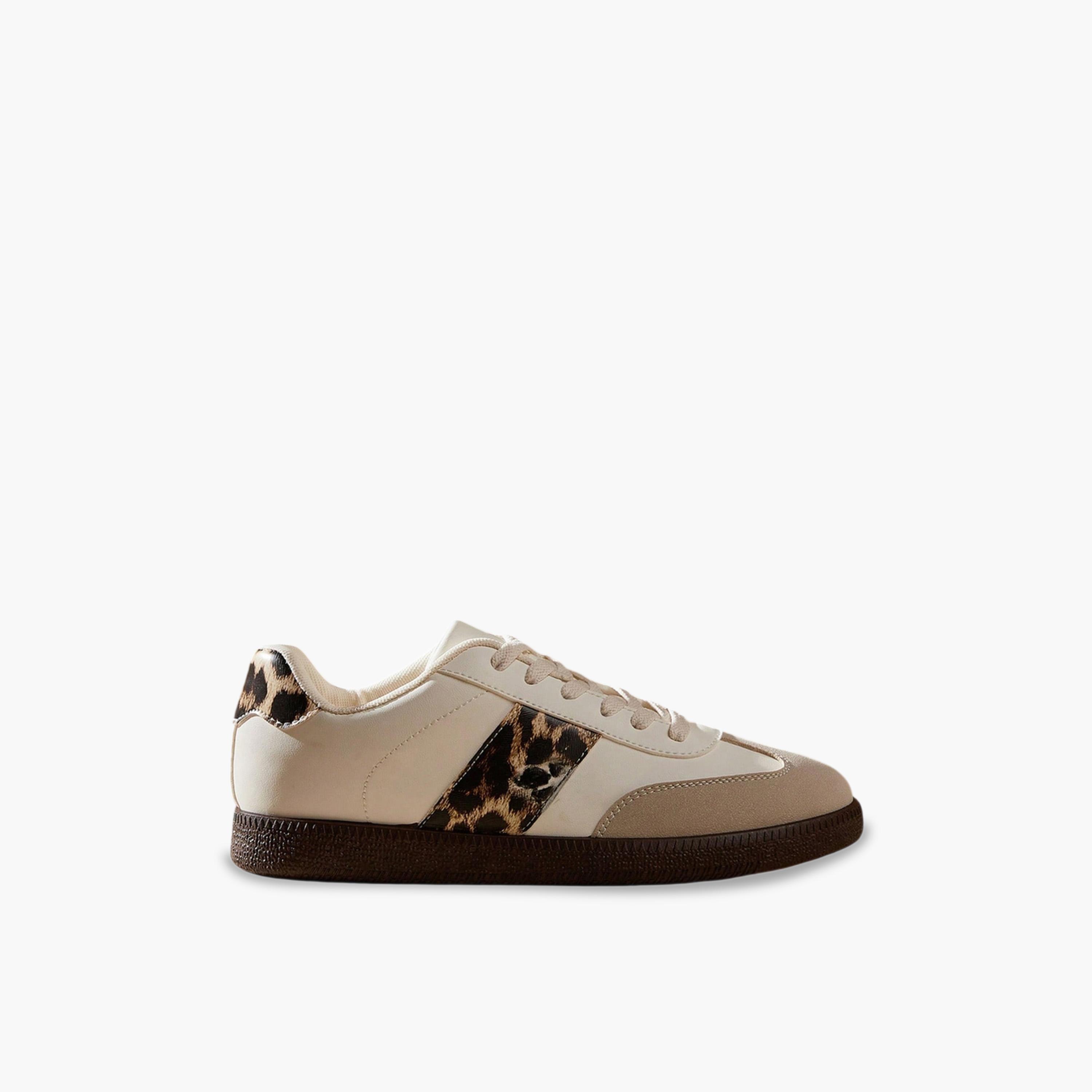 Take Two Womens Leopard Print PU Sneakers - Multi-Color Comfort-women-shoes-sneakers-image-3