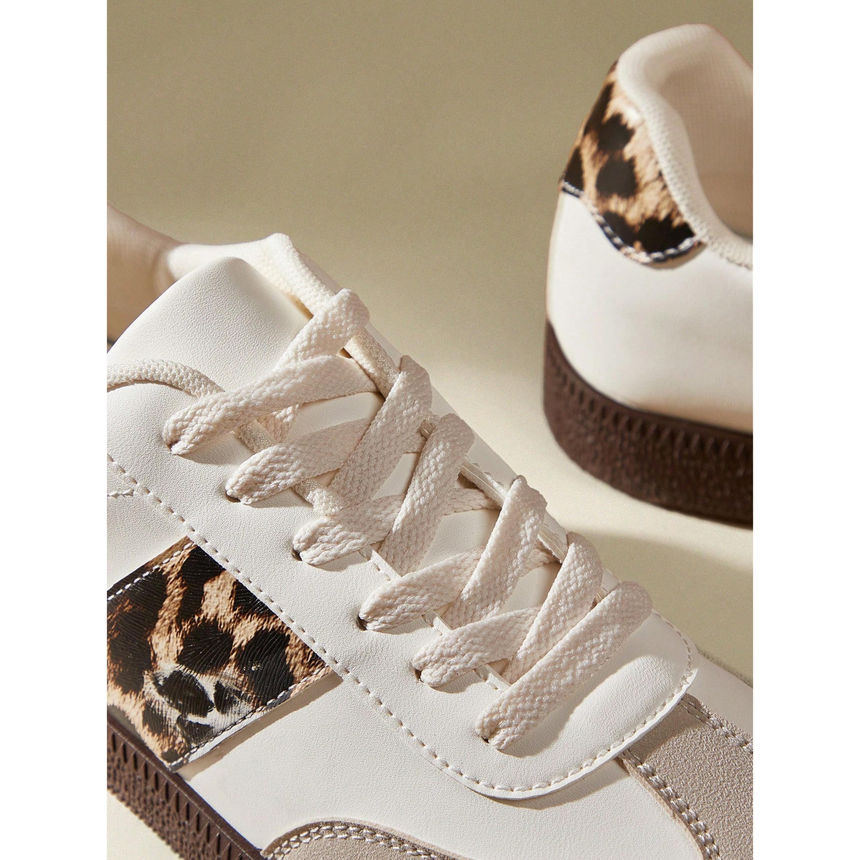 Take Two Womens Leopard Print PU Sneakers - Multi-Color Comfort-women-shoes-sneakers-image-5