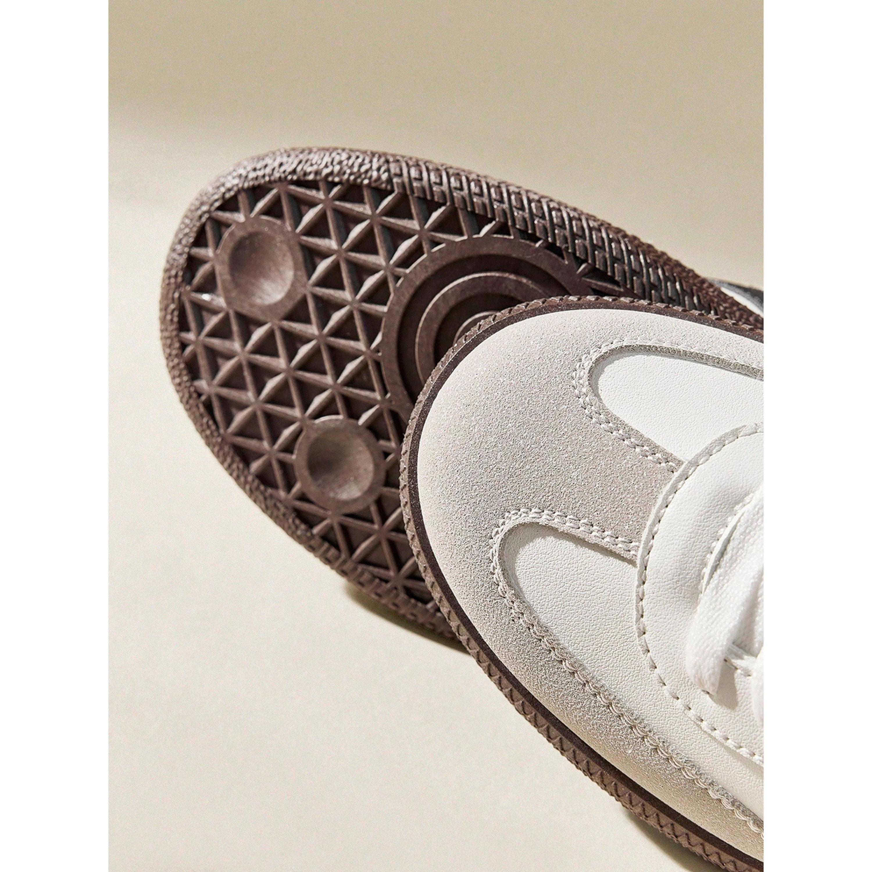 Take Two Womens Classic Multi-Stripe PU Leather Sneakers for Sports and Casual Wear-women-shoes-sneakers-image-4