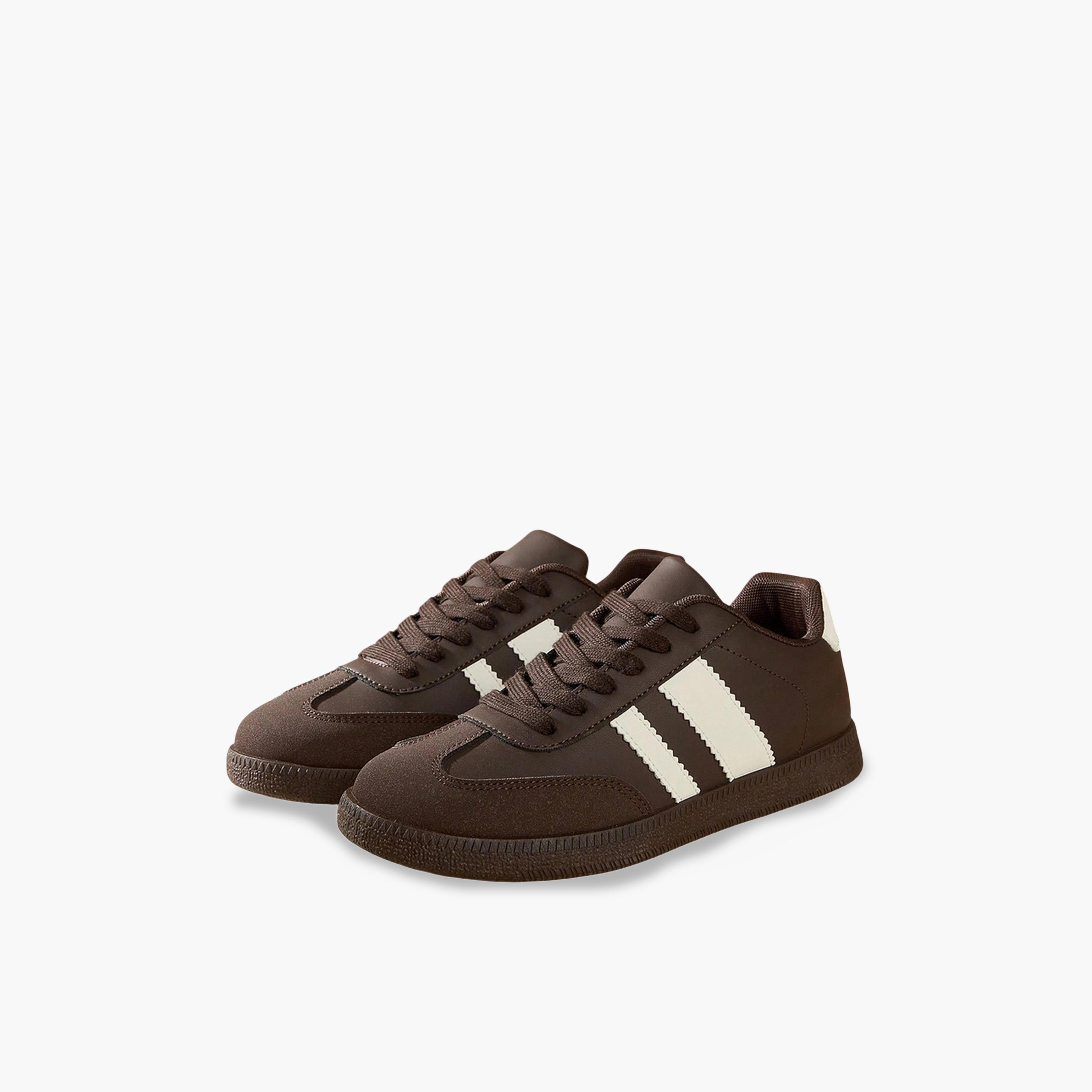 Take Two Brown PU Leather Sneakers for Women - Casual and Sporty Footwear-women-shoes-sneakers-image-1