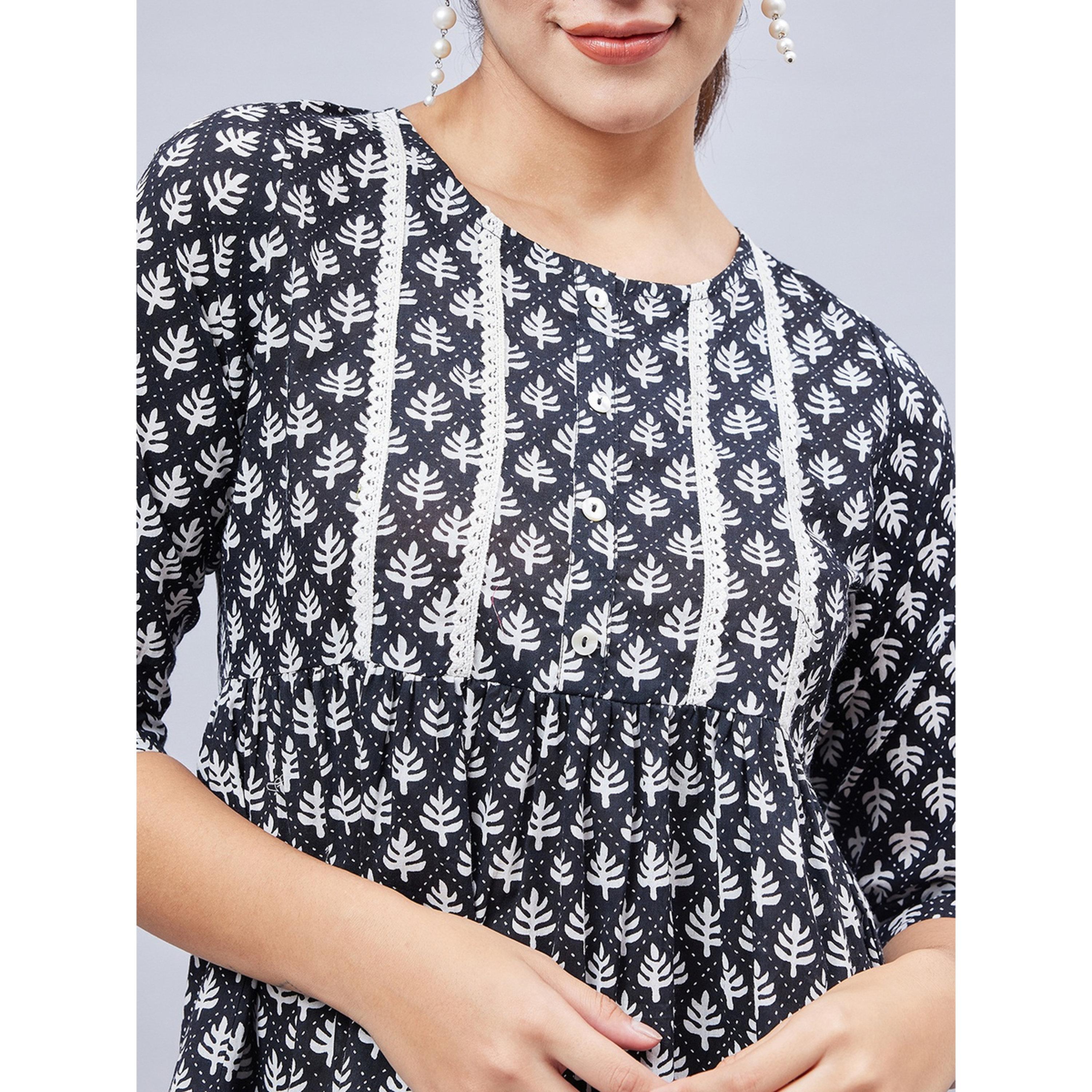 WineRed X Styli Black Cotton Lace Detail Tunic Top-women-clothing-shirtsandblouses-blouses-image-6