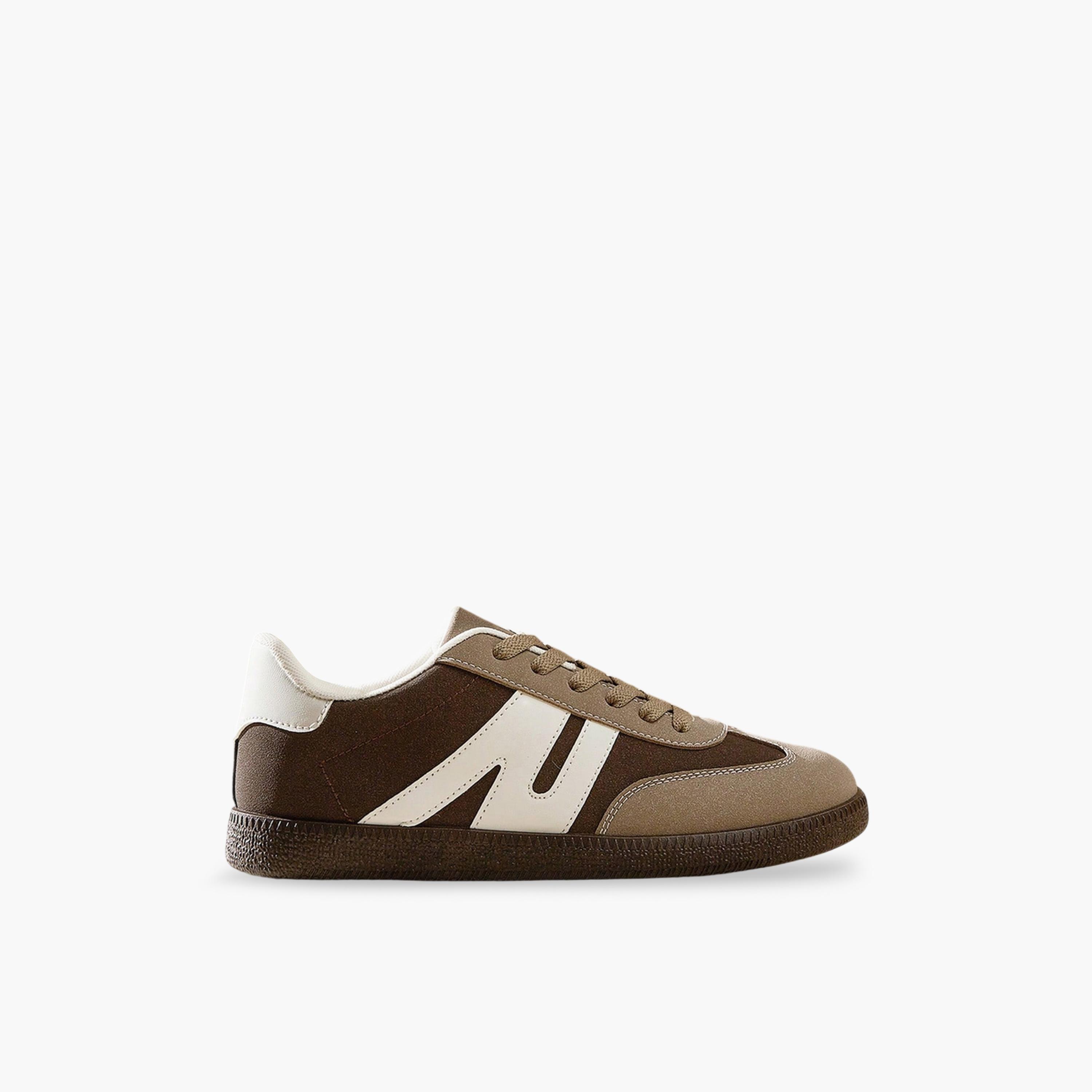 Take Two Womens Brown PU Leather Sneakers - Casual Sports Footwear-women-shoes-sneakers-image-3