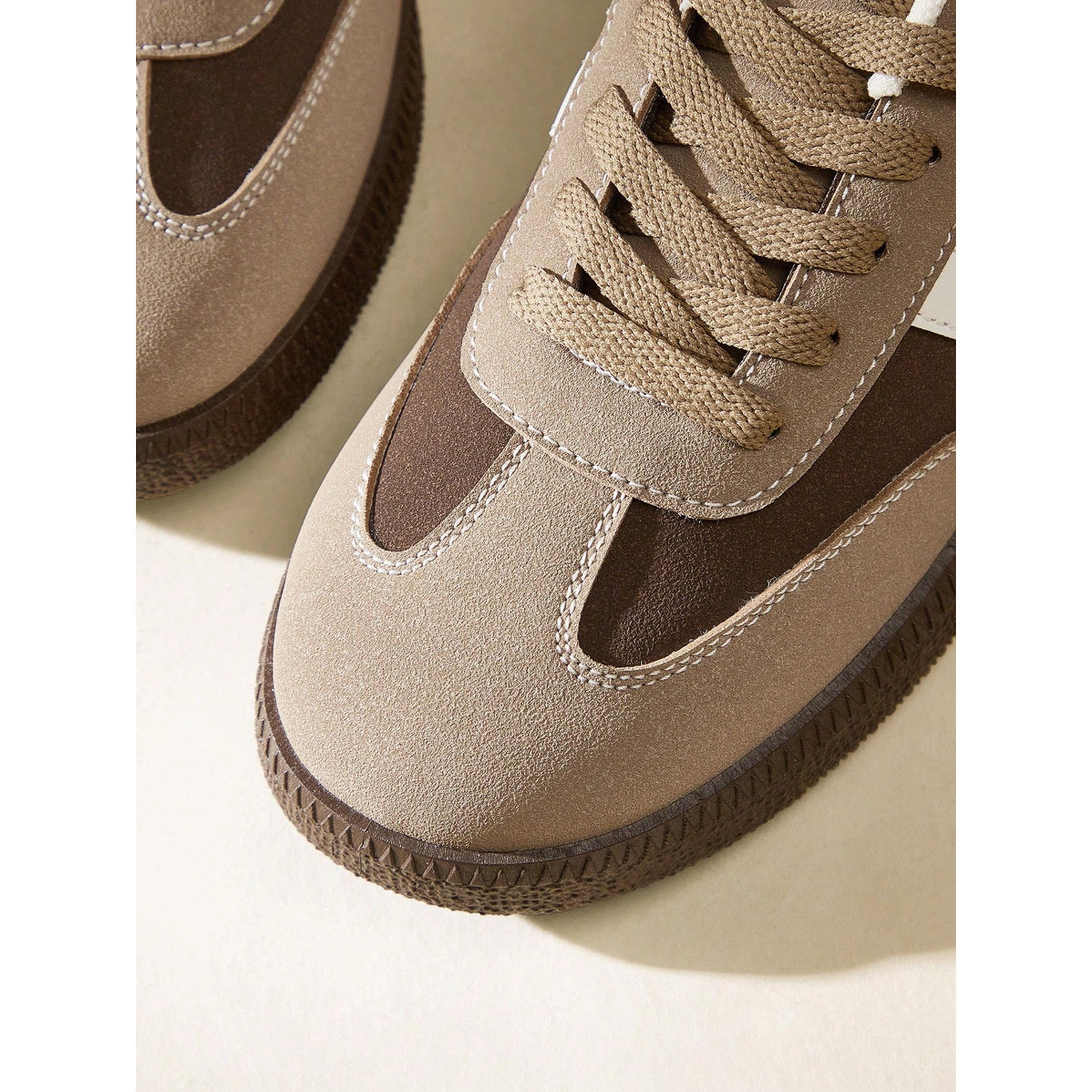 Take Two Womens Brown PU Leather Sneakers - Casual Sports Footwear-women-shoes-sneakers-image-4