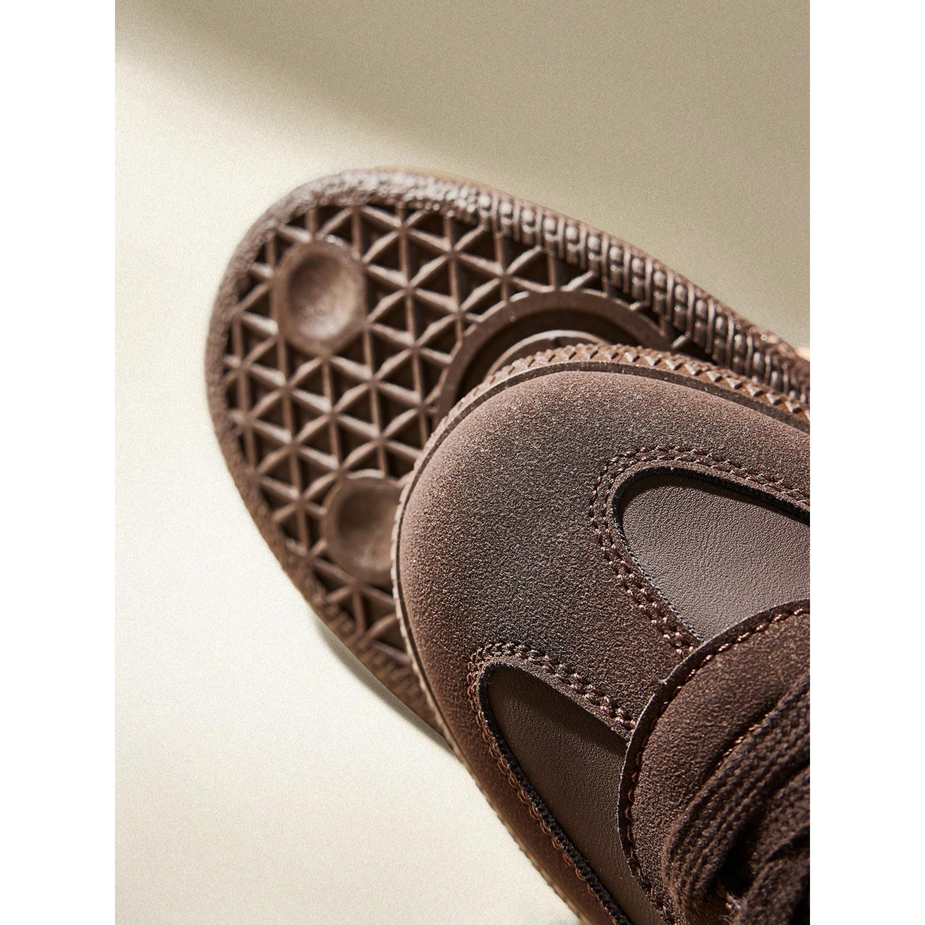 Take Two Coffee Brown PU Leather Womens Sports Sneakers - Versatile and Stylish-women-shoes-sneakers-image-5