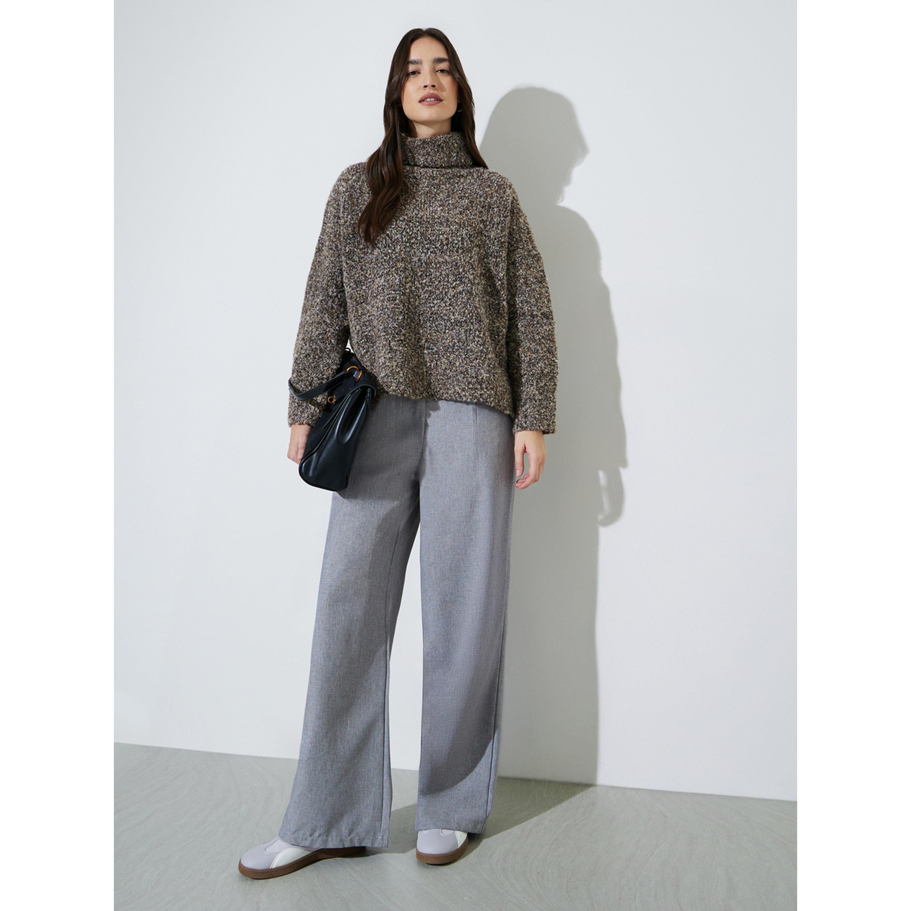 سويتر بفتحة جانبية وياقة مرتفعة-women-winterwear-cardigansandjumpers-jumpers-image-2