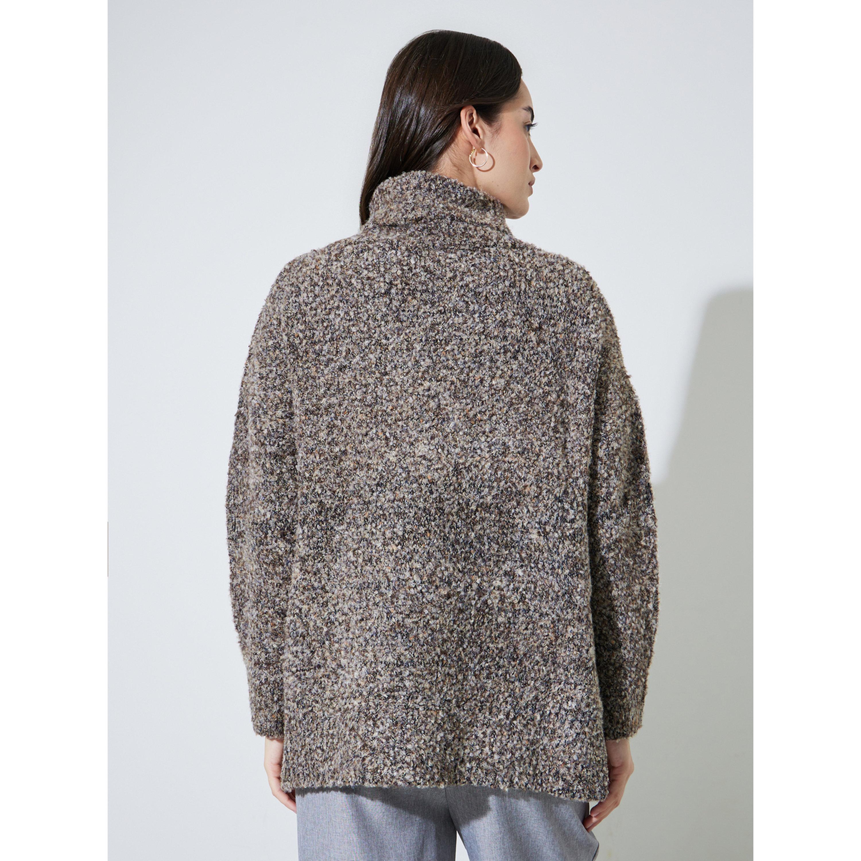 سويتر بفتحة جانبية وياقة مرتفعة-women-winterwear-cardigansandjumpers-jumpers-image-3