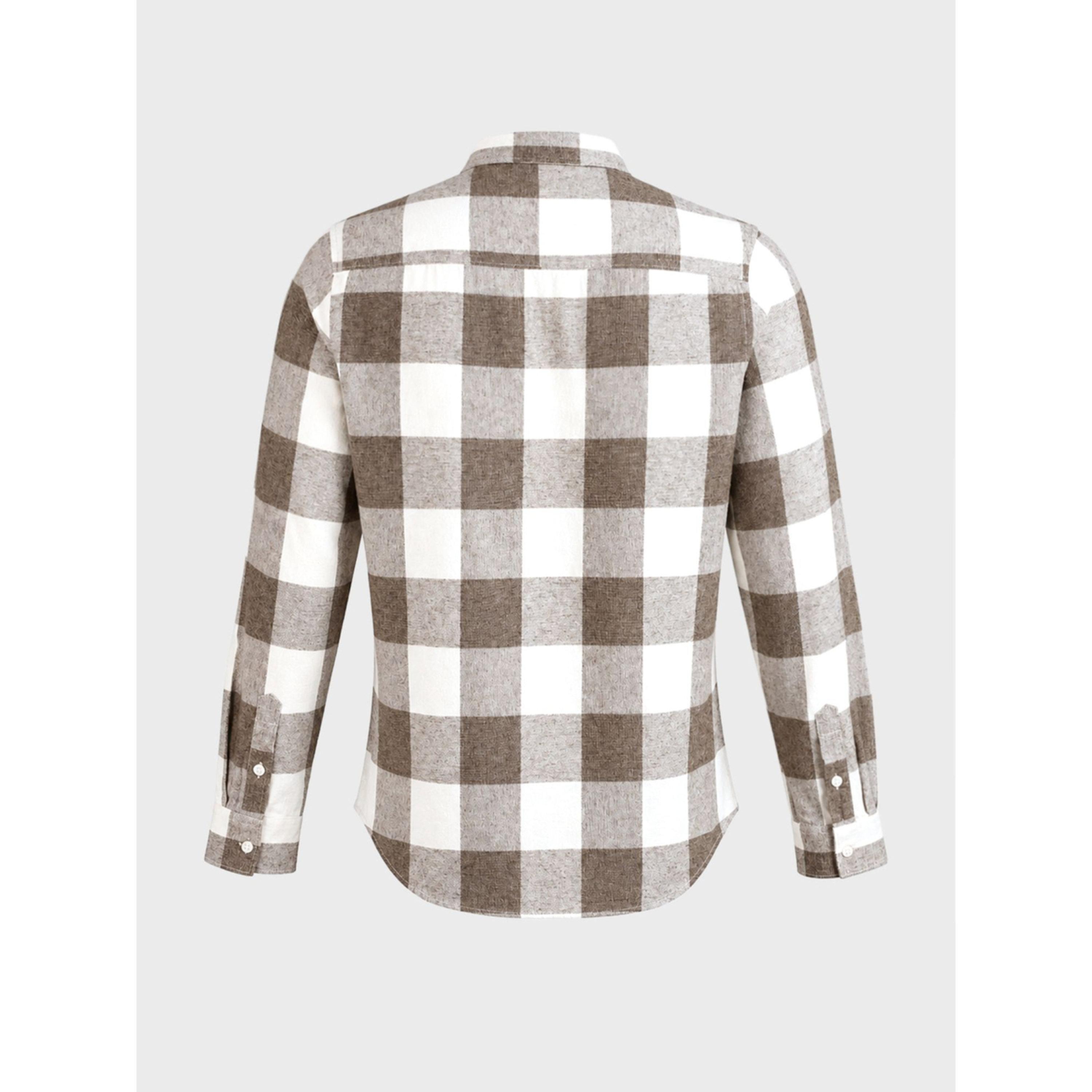 The Indian Garage Co X Styli Men Slim Fit Checked Cutaway Collar Casual Shirt-men-clothing-shirts-image-5
