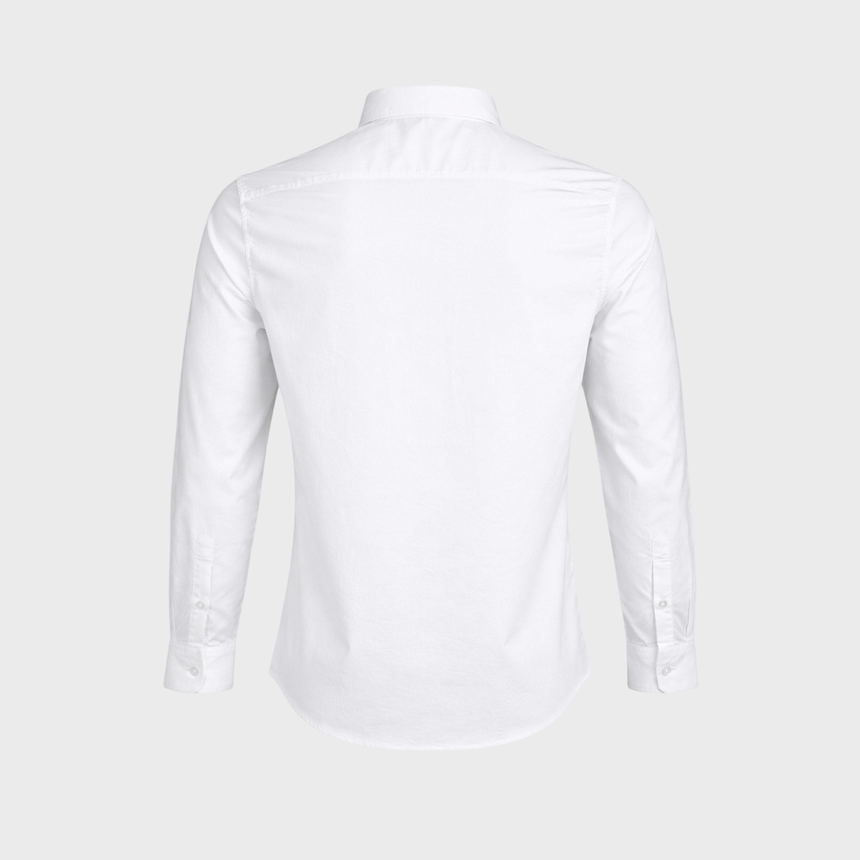 The Indian Garage Co X Styli Men Slim Fit Solid Button-Down Collar Casual Shirt-men-clothing-shirts-image-5