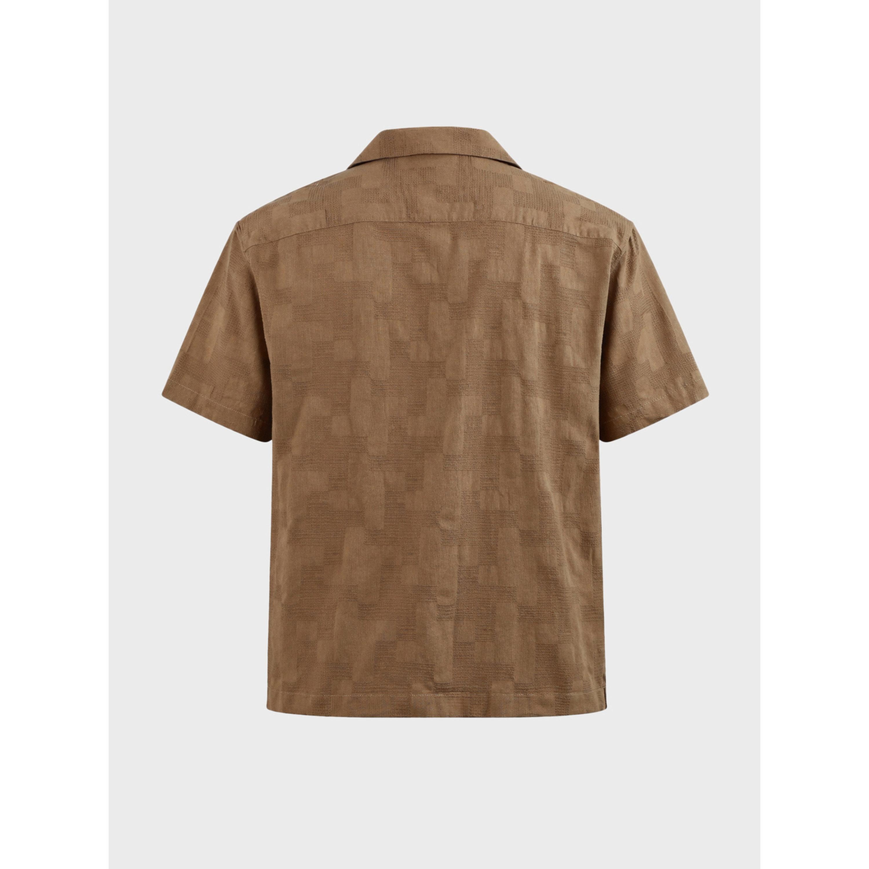The Indian Garage Co X Styli Men Relaxed Fit Textured Cuban Collar Resortwear Shirt-men-clothing-shirts-image-6