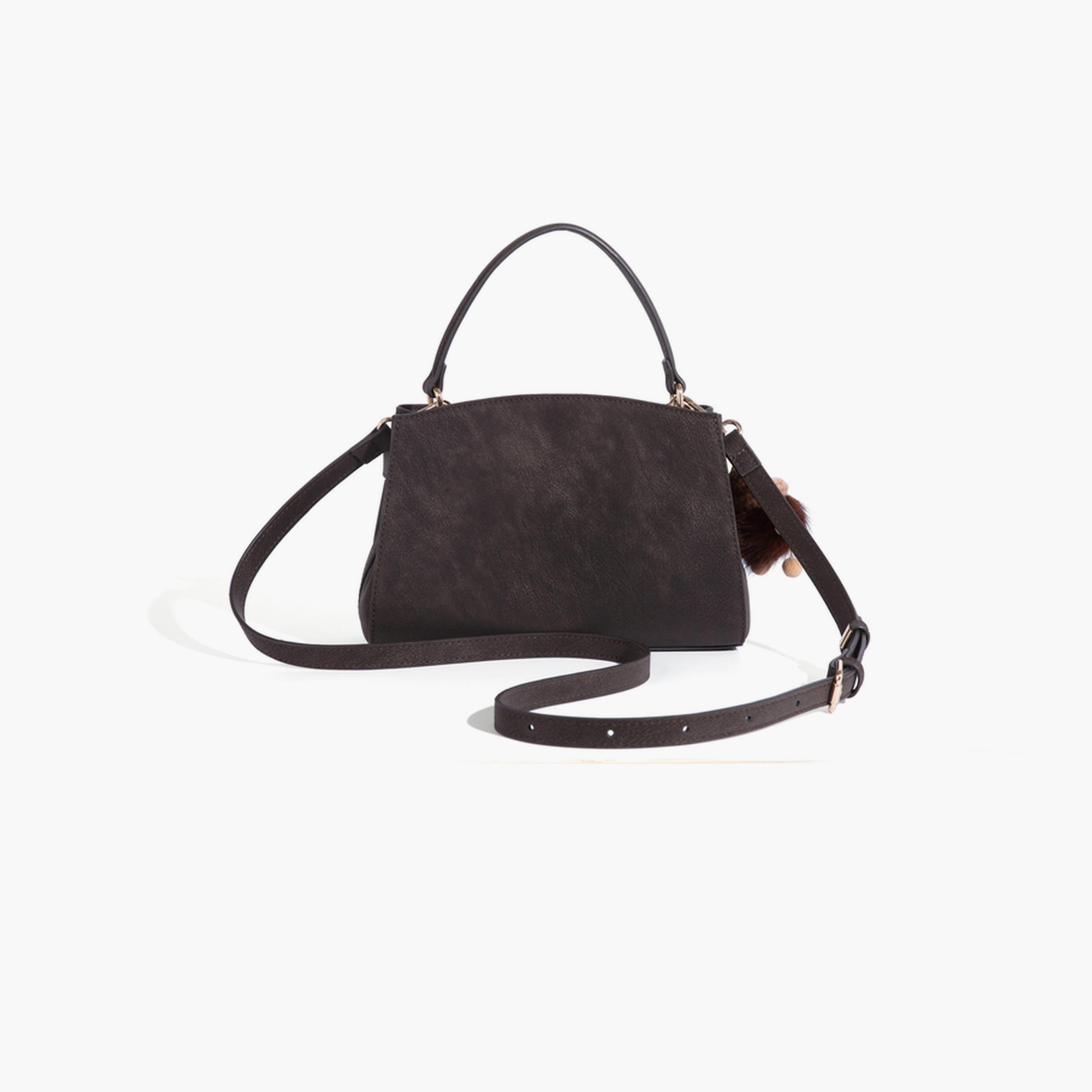 Take Two Coffee Brown Plain Crossbody Bag-women-bagsandwallets-handbags-image-5