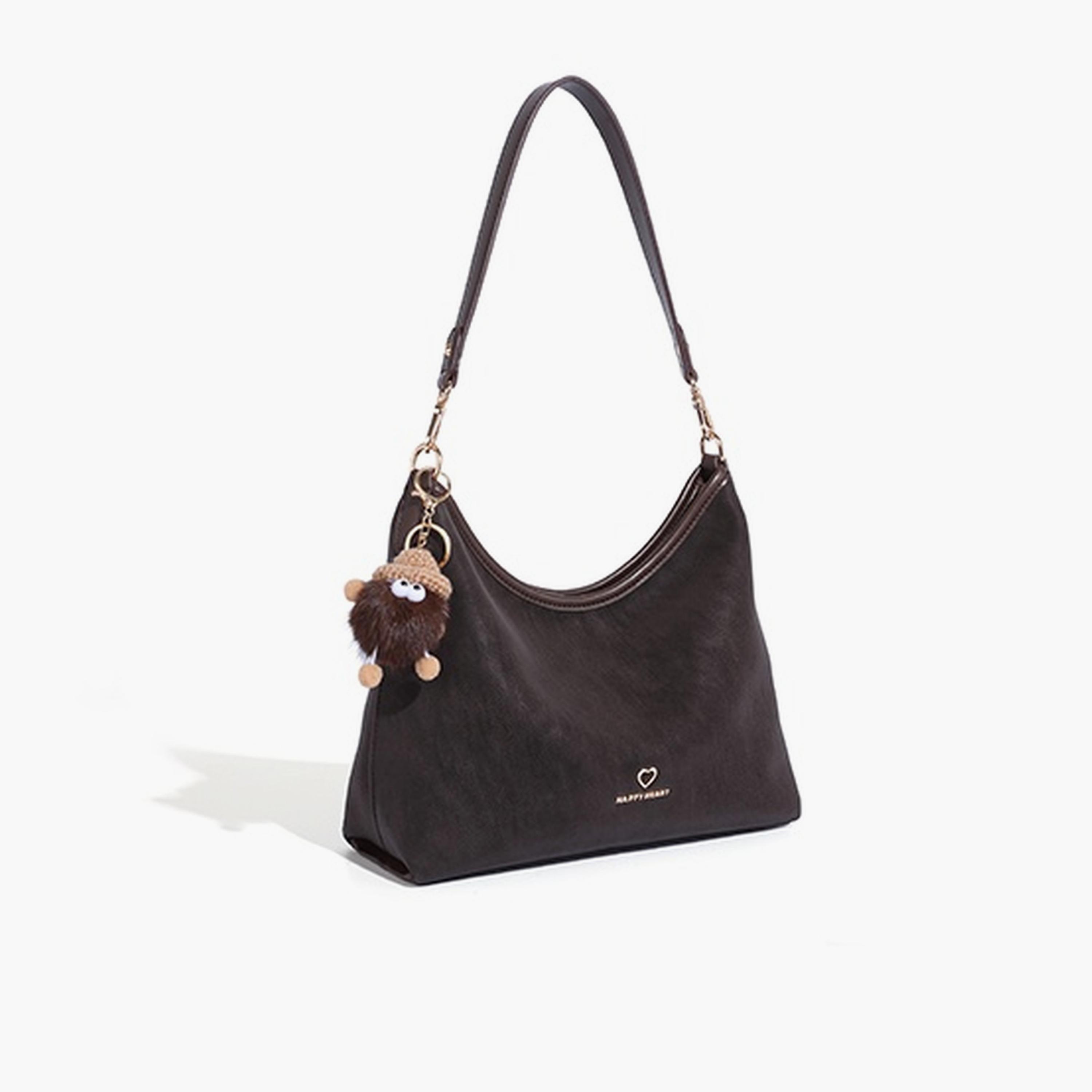 Take Two Coffee Brown Plain Crossbody Bag-women-bagsandwallets-handbags-image-4