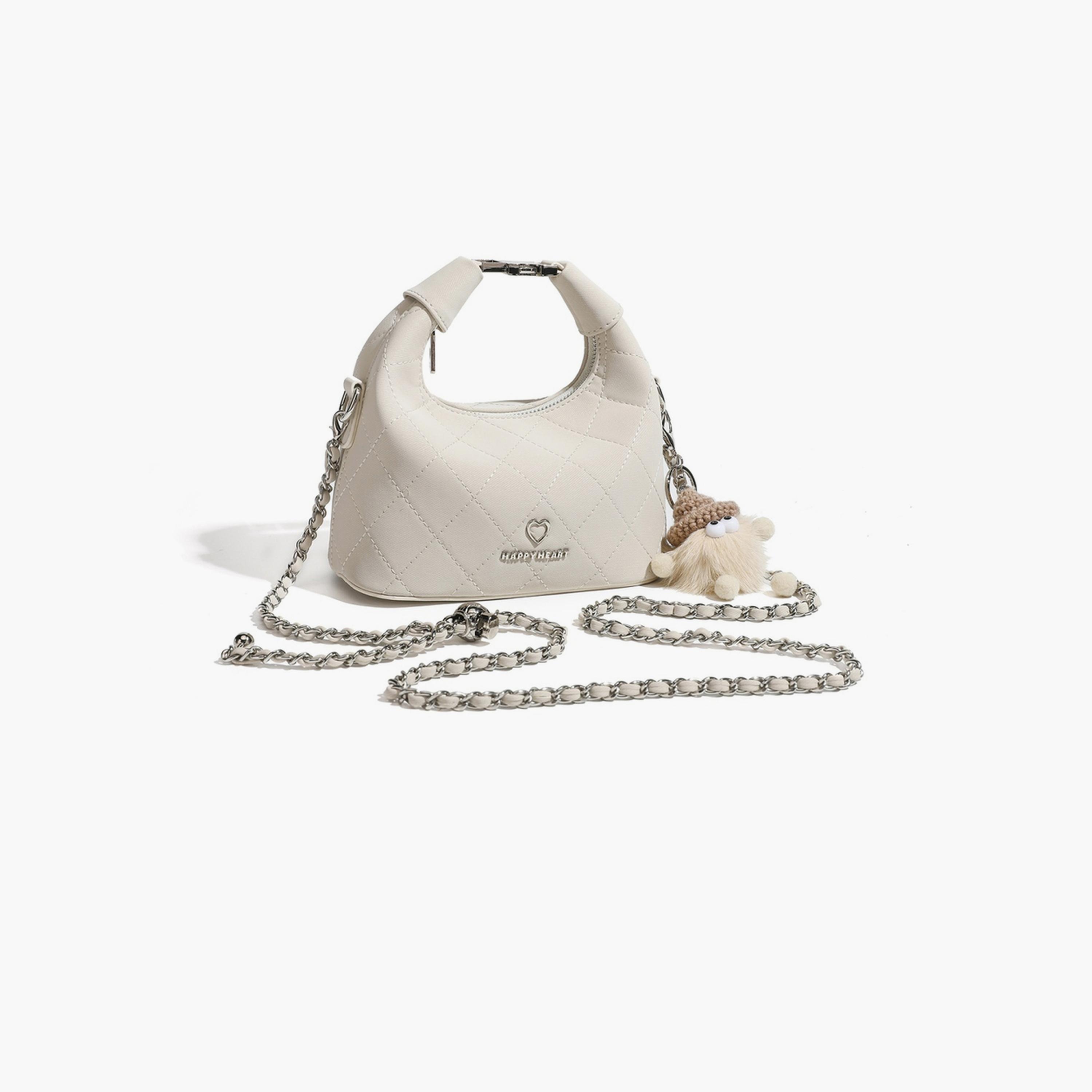 شنطة كروس مبطنة بحزام سلسلة باللون البيج-women-bagsandwallets-handbags-image-3