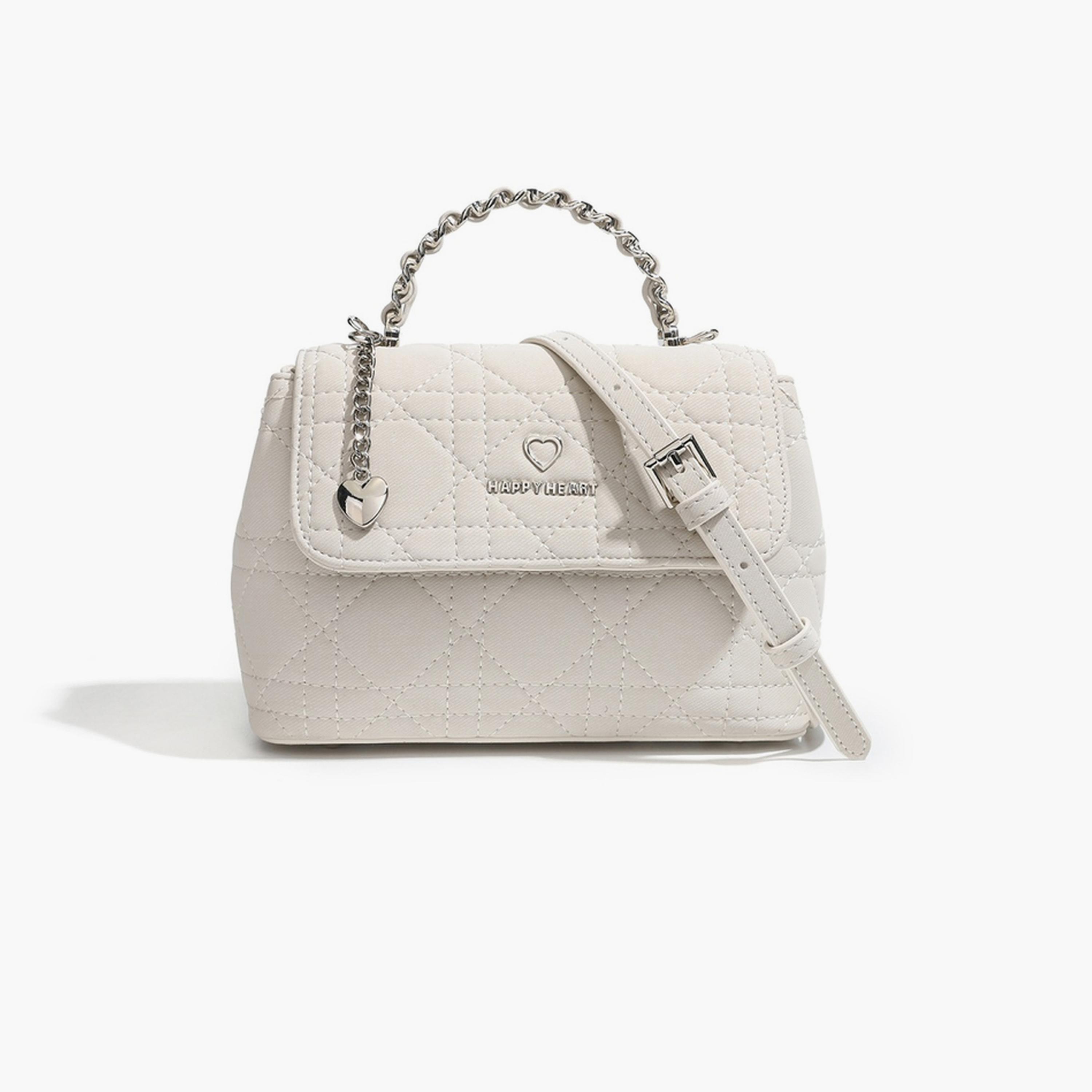 شنطة كروس مبطنة بمقبض سلسلة باللون البيج-women-bagsandwallets-handbags-image-1