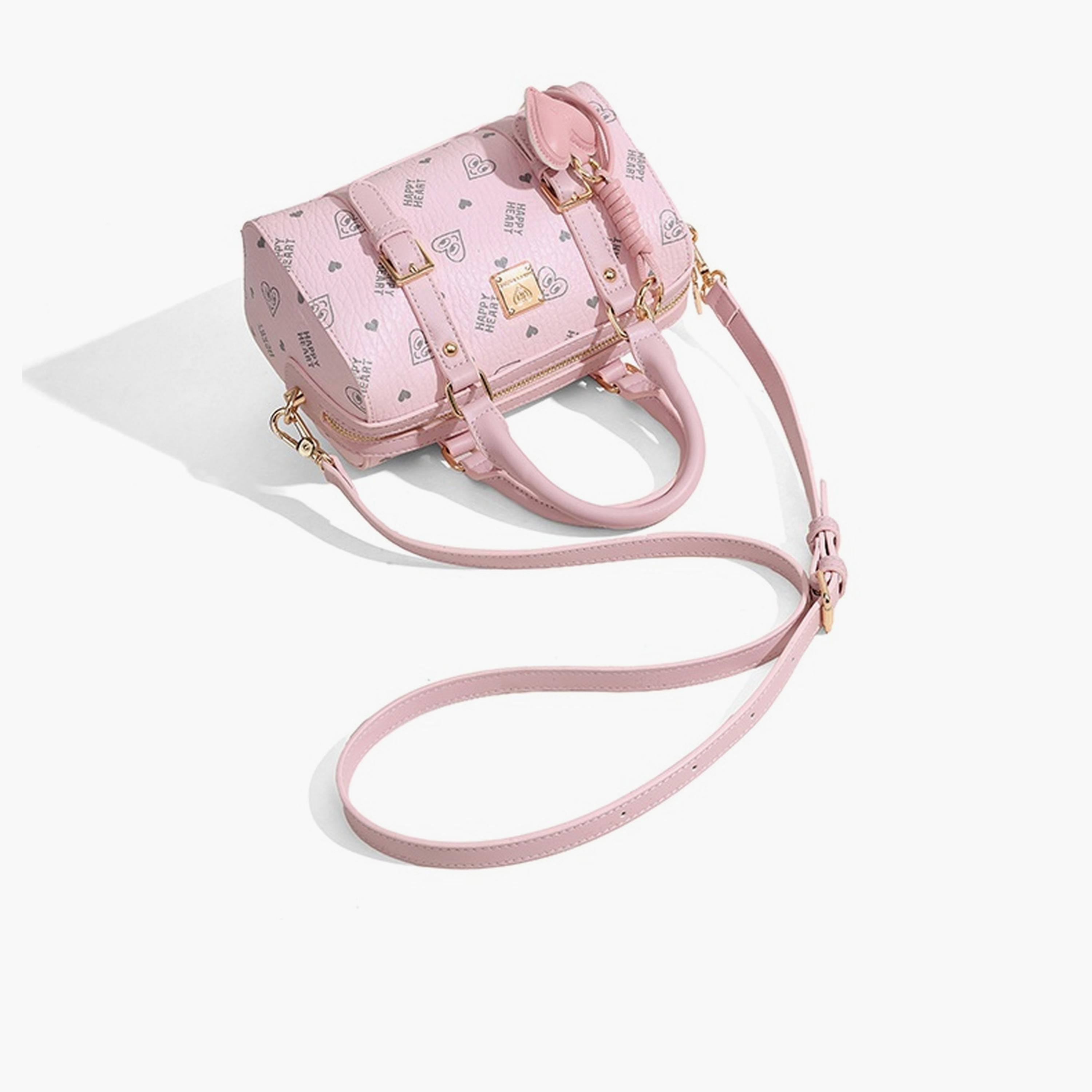 Take Two Pink Heart Print Crossbody Bag-women-bagsandwallets-handbags-image-5