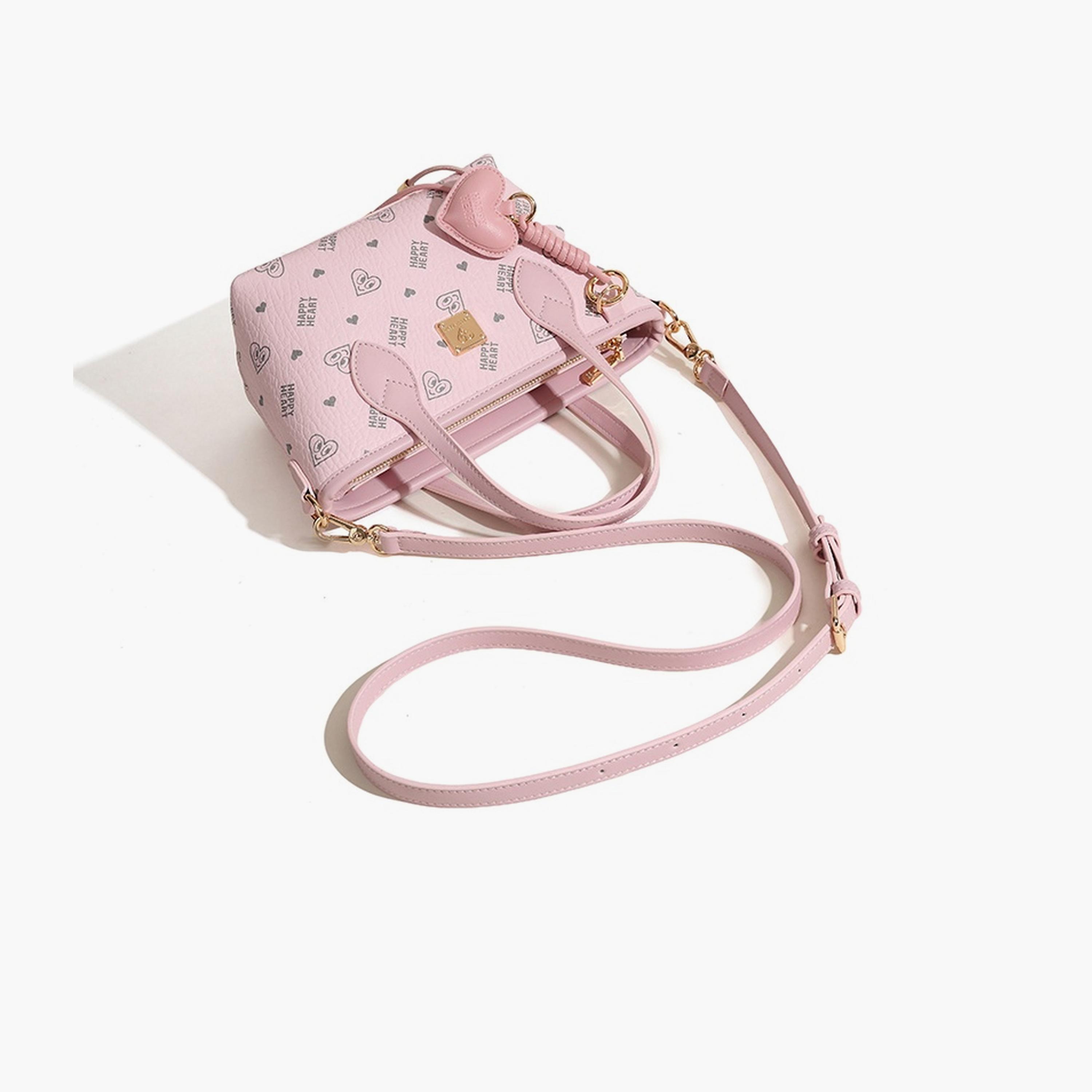 Take Two Pink Heart Print Crossbody Bag-women-bagsandwallets-handbags-image-5