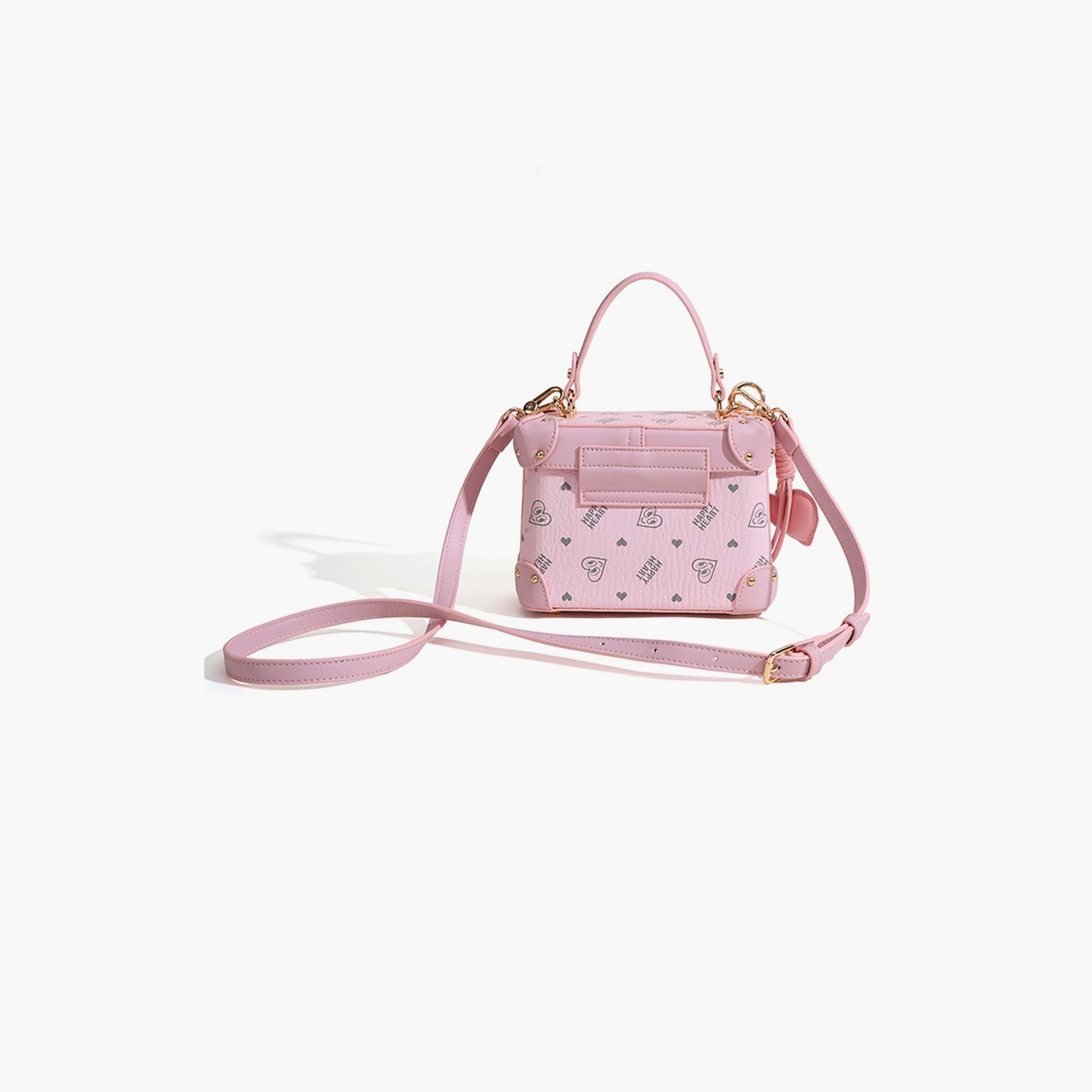 Take Two Pink Happy Heart Crossbody Bag-women-bagsandwallets-handbags-image-3