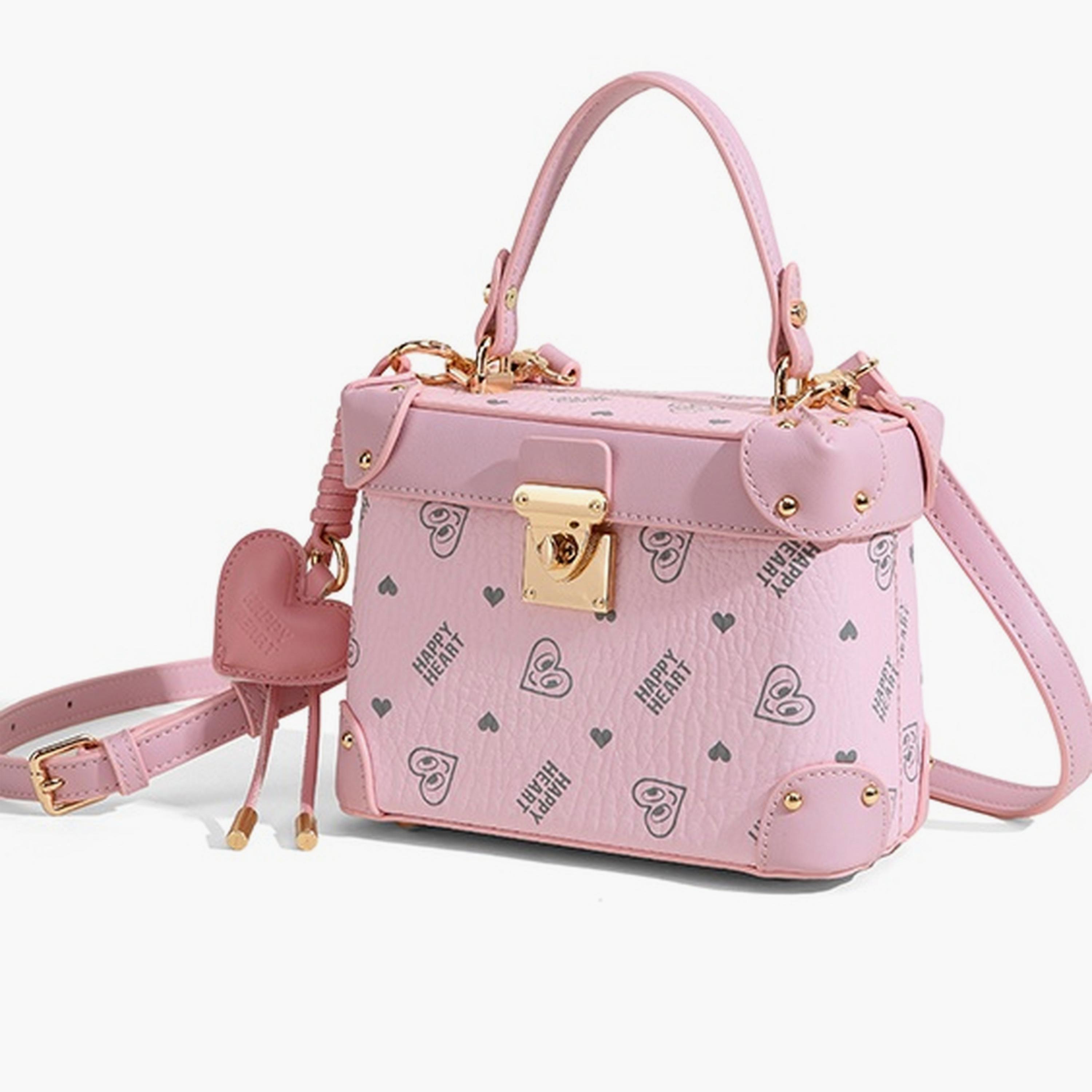 Take Two Pink Happy Heart Crossbody Bag-women-bagsandwallets-handbags-image-4