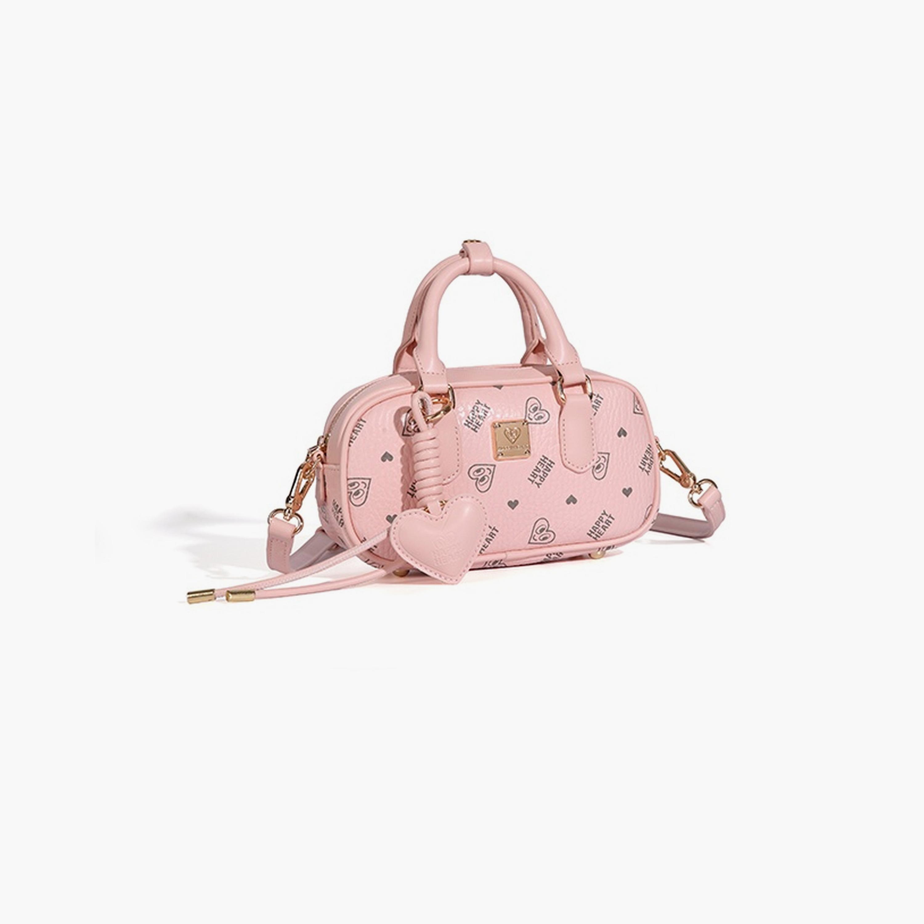 Take Two Pink Heart Print Crossbody Bag-women-bagsandwallets-handbags-image-1
