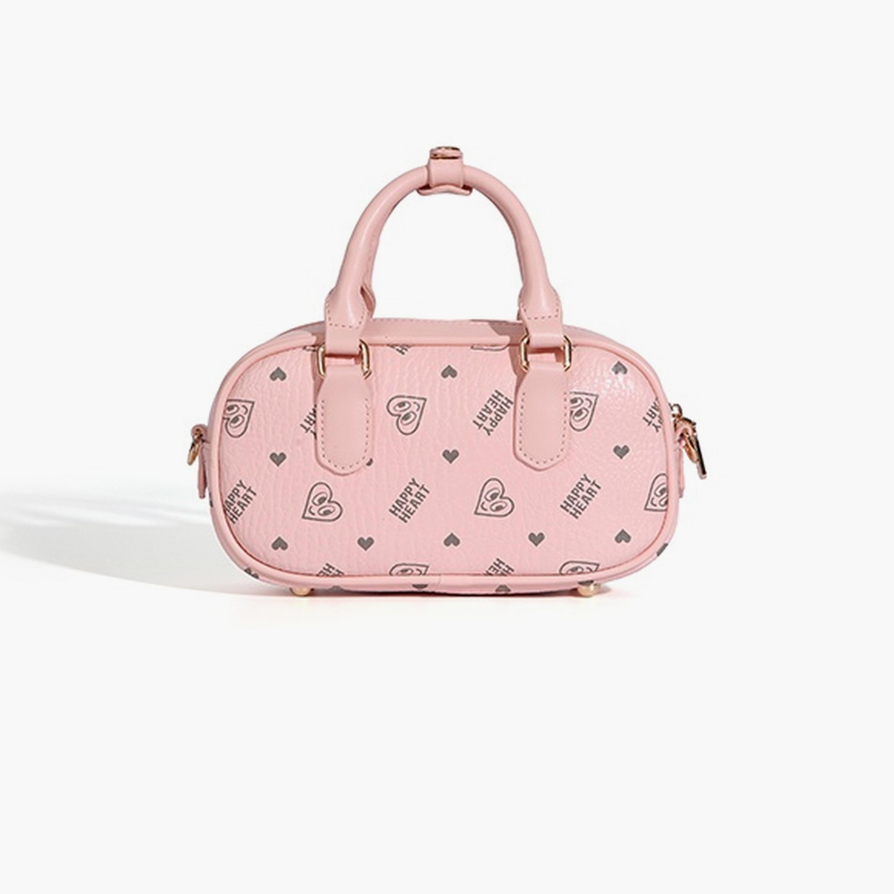 Take Two Pink Heart Print Crossbody Bag-women-bagsandwallets-handbags-image-3