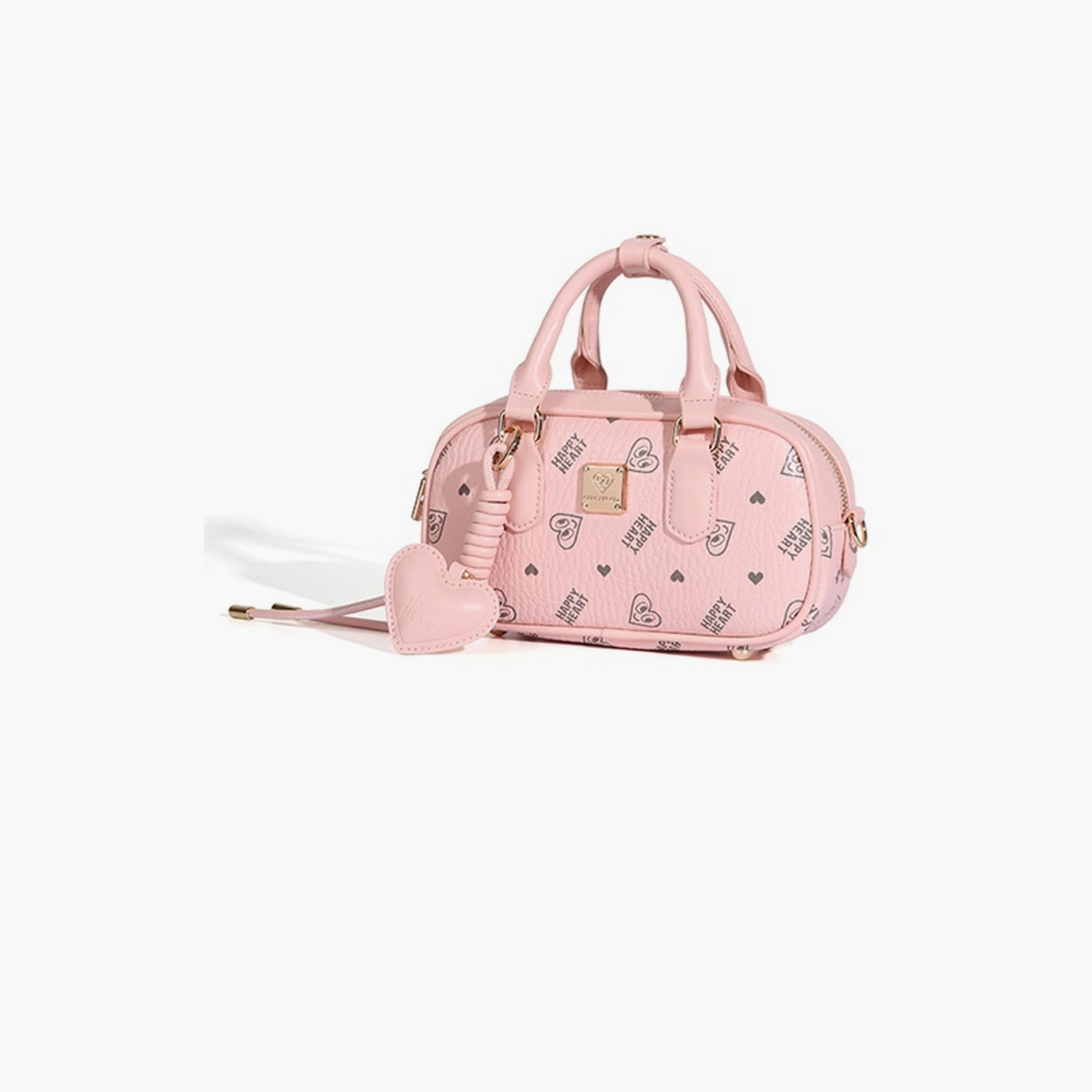 Take Two Pink Heart Print Crossbody Bag-women-bagsandwallets-handbags-image-4