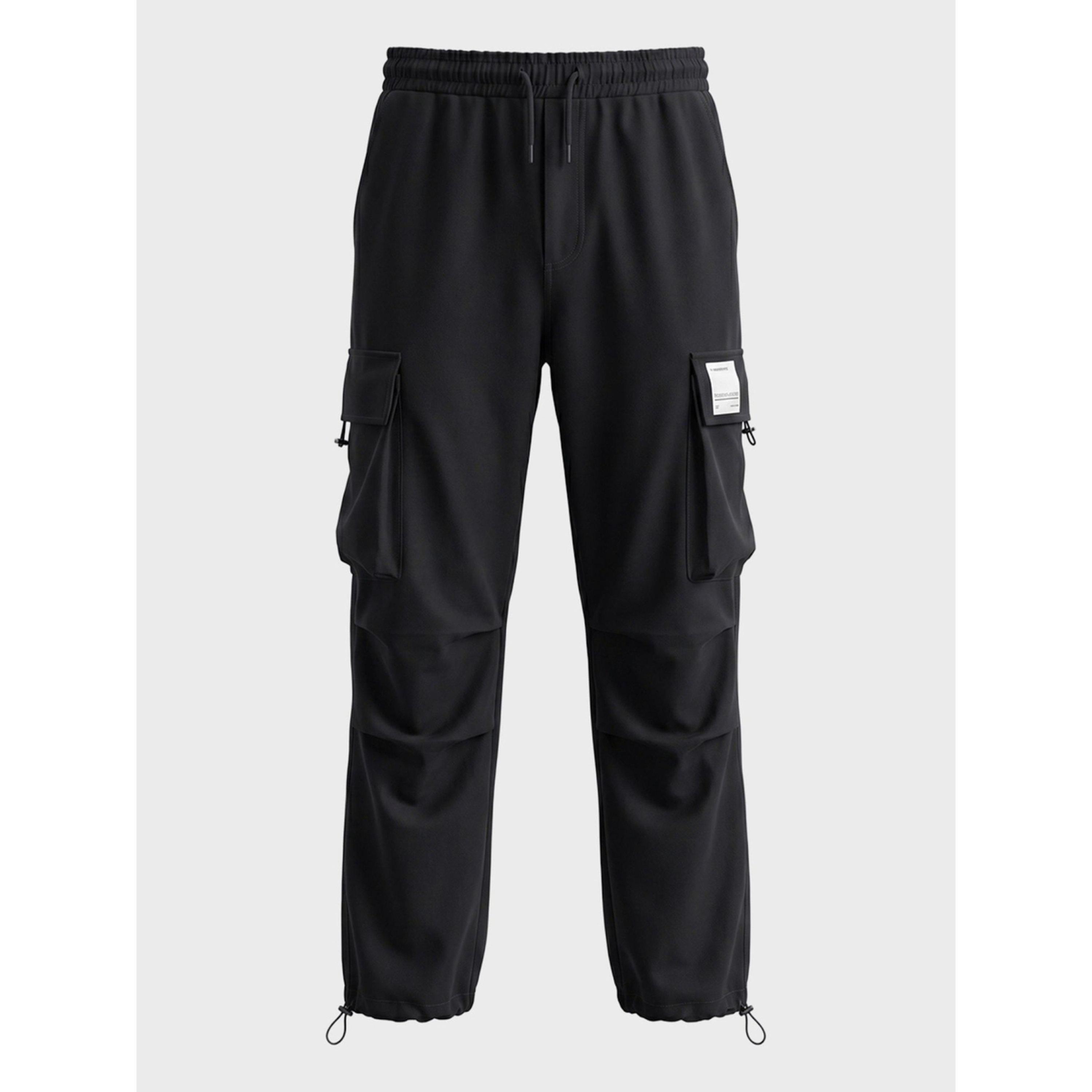 بنطال كارجو سادة بقصة واسعة جداً-men-clothing-joggers-image-5
