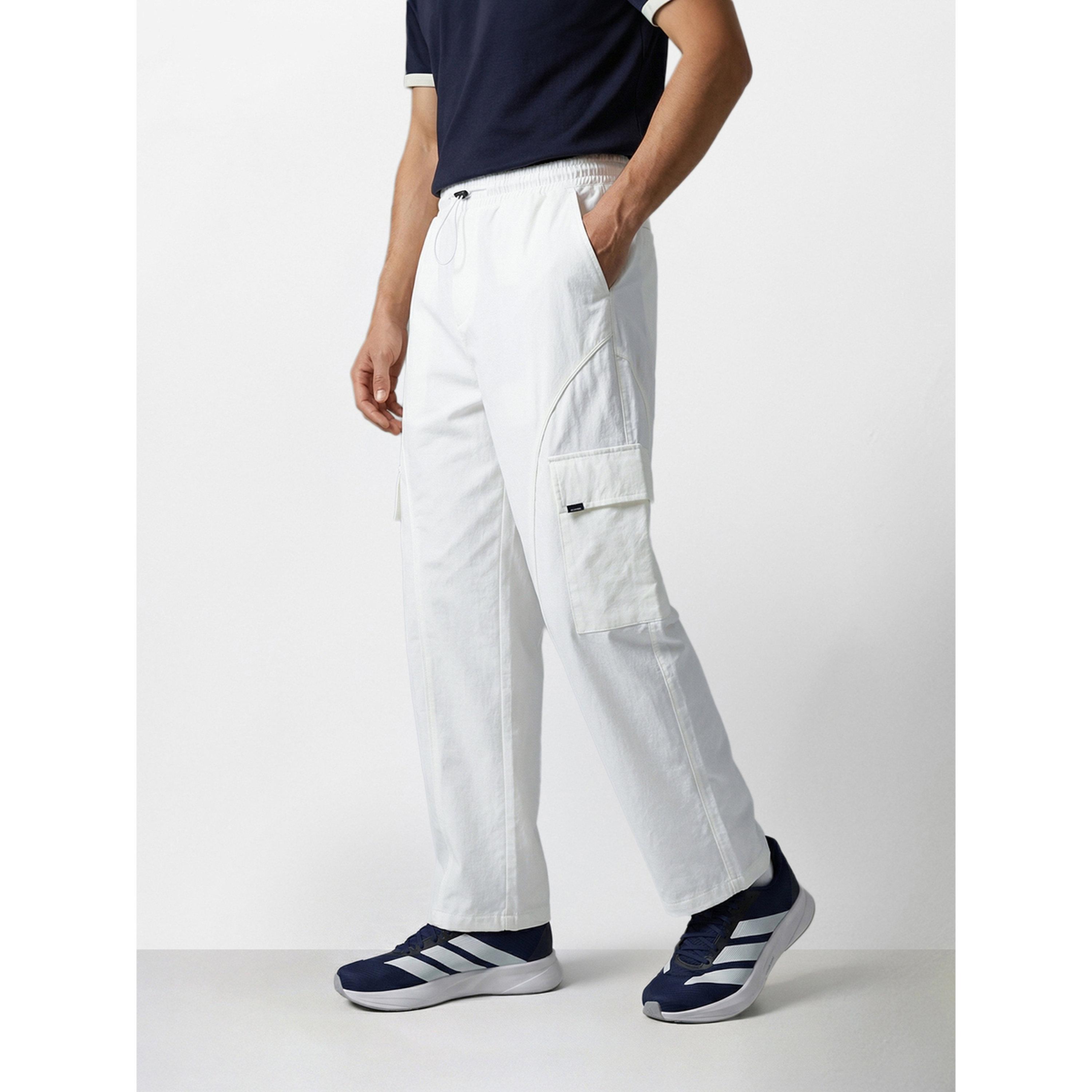 بنطال كارجو سادة بقصة كارجو واسعة جداً-men-clothing-joggers-image-3