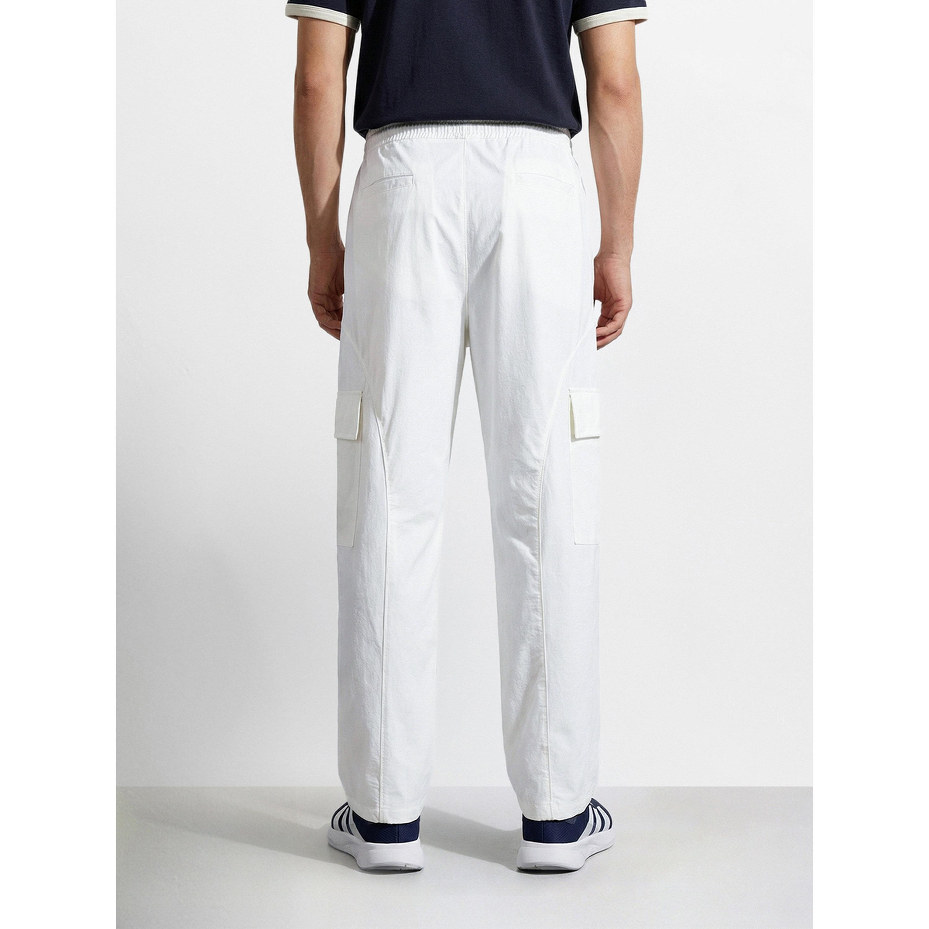 بنطال كارجو سادة بقصة كارجو واسعة جداً-men-clothing-joggers-image-4