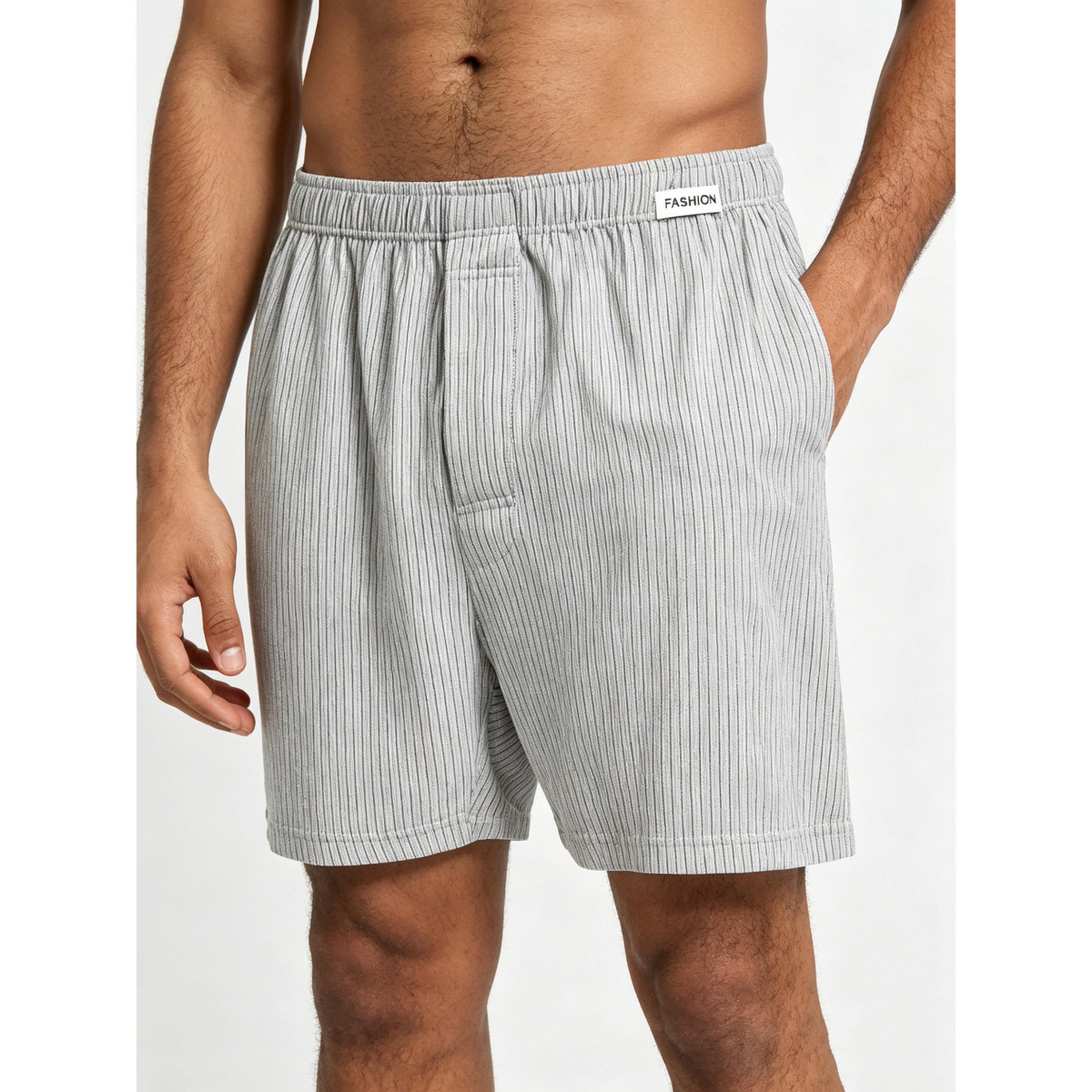 Take Two Striped Grey Cotton Boxer Shorts-men-clothing-innerwear-underwear-image-1
