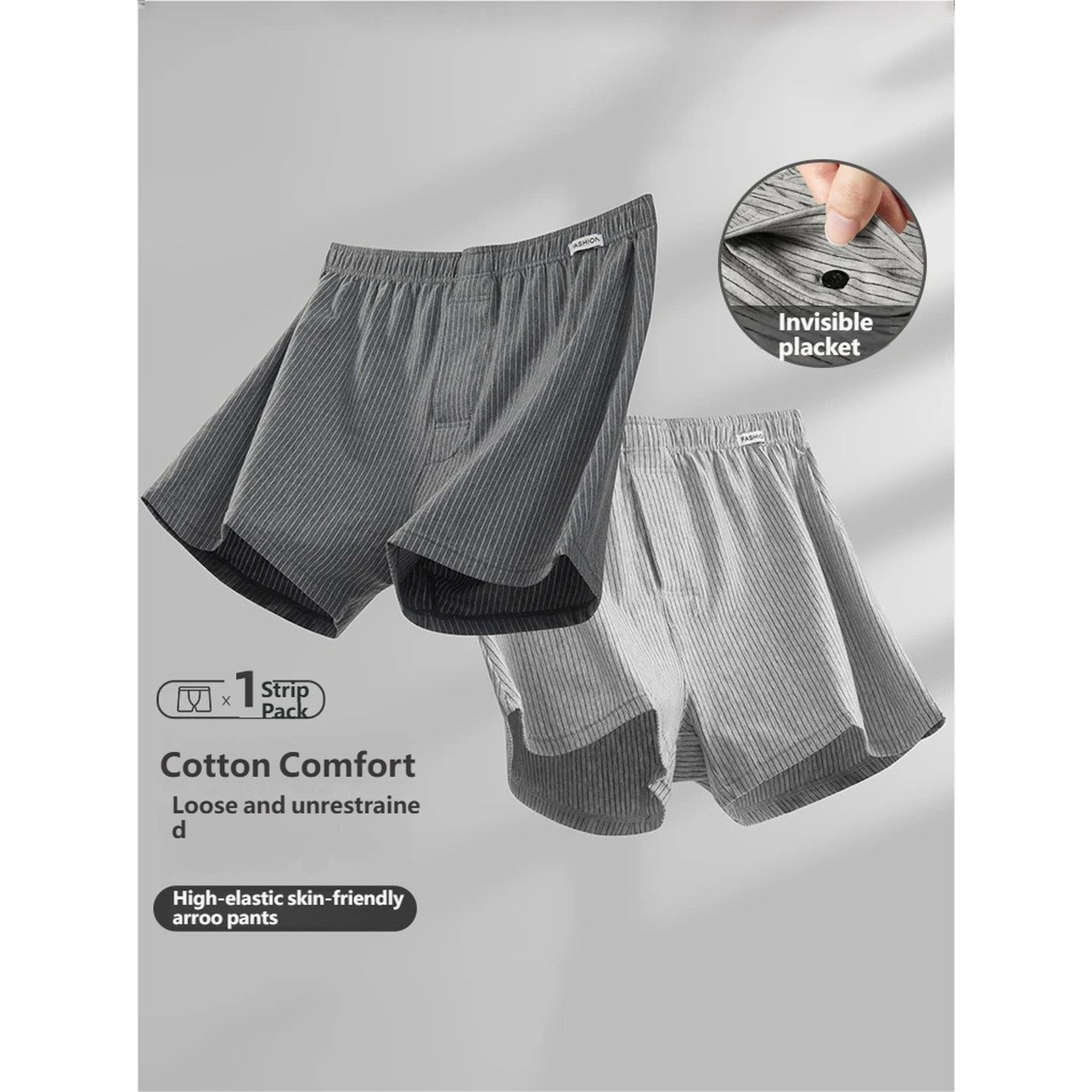 Take Two Striped Grey Cotton Boxer Shorts-men-clothing-innerwear-underwear-image-3