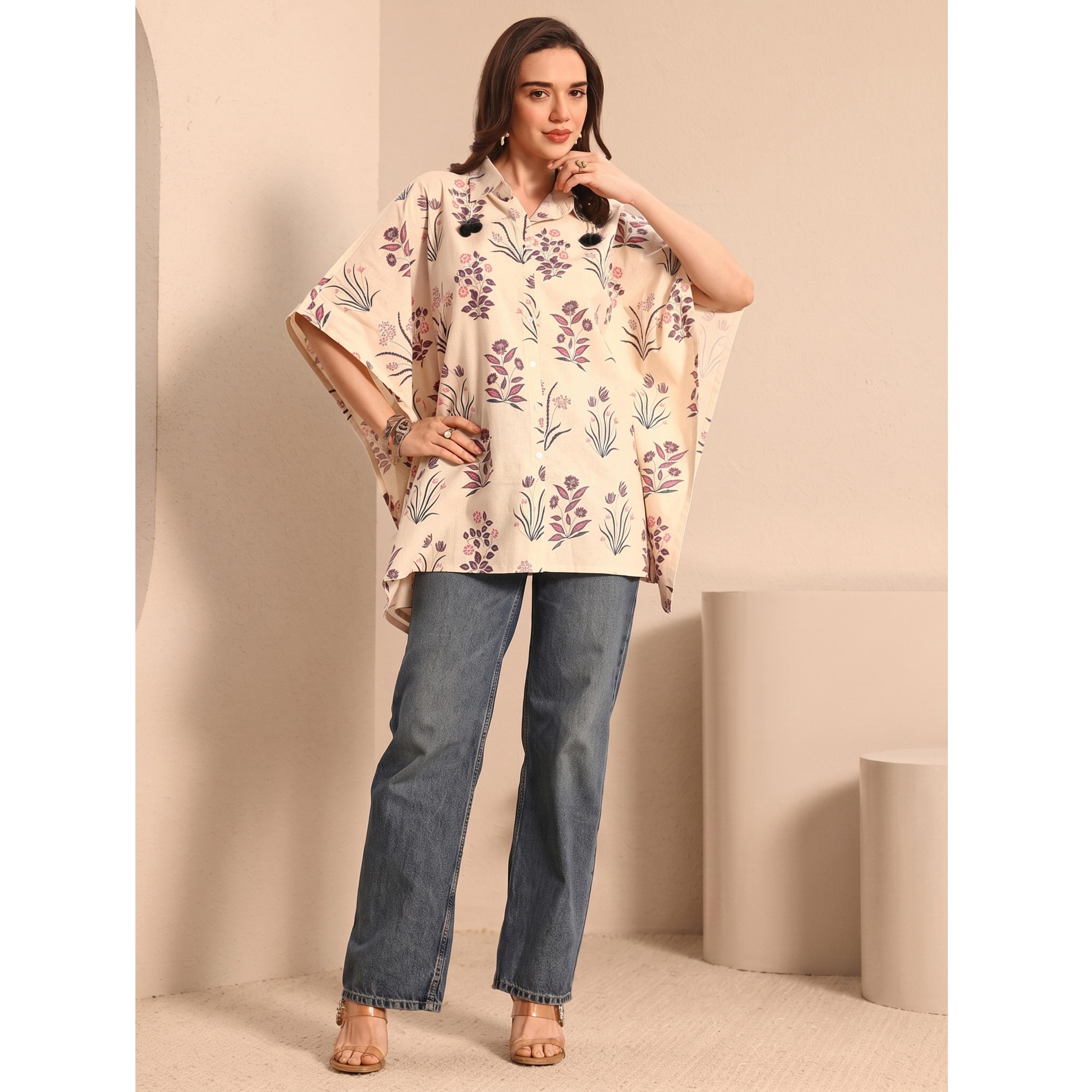 بلوزة قطن بطبعة زهور-women-clothing-shirtsandblouses-blouses-image-5