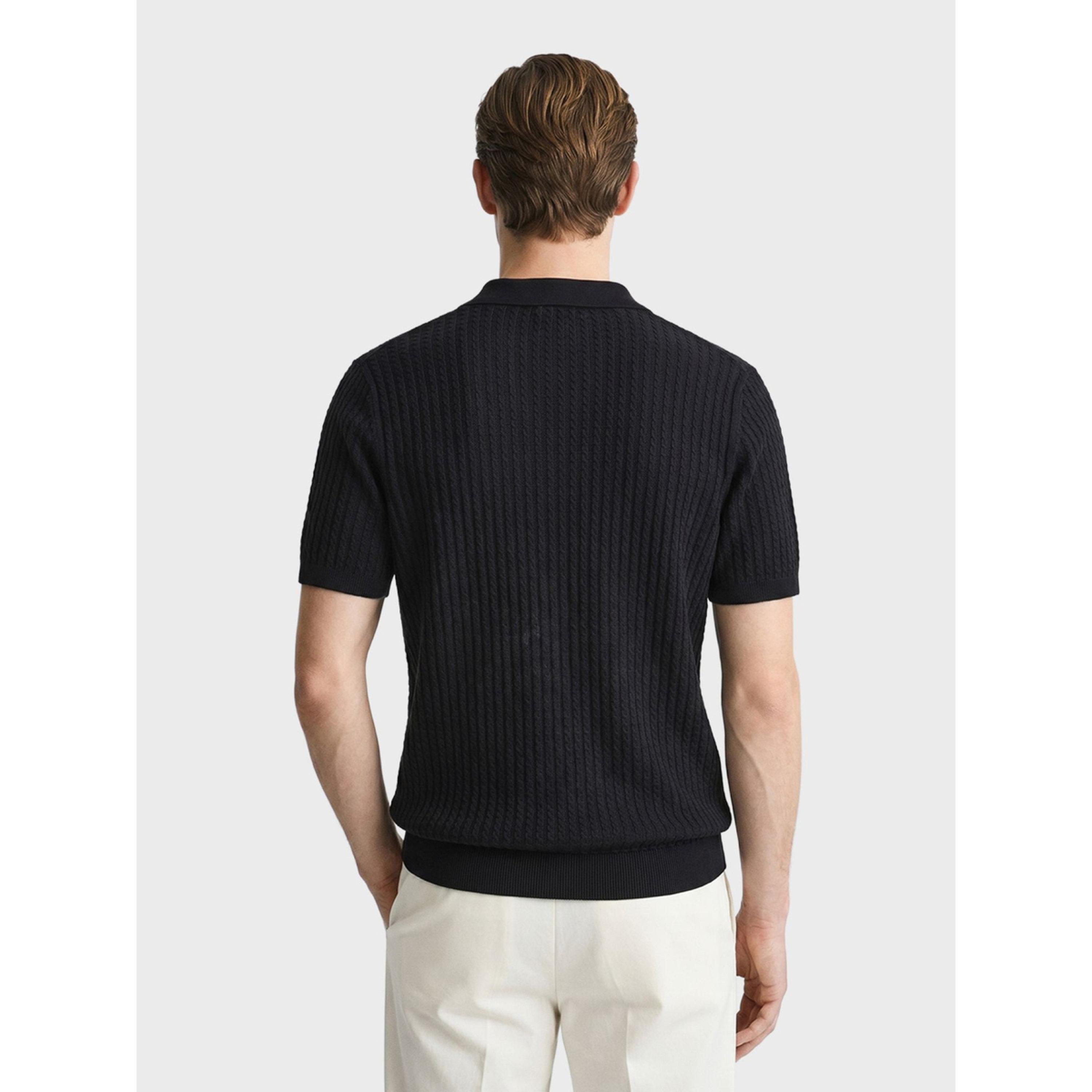 The Indian Garage Co X Styli Men Slim Fit Textured Polo T-Shirt-men-clothing-tshirtsandpolos-polos-image-3