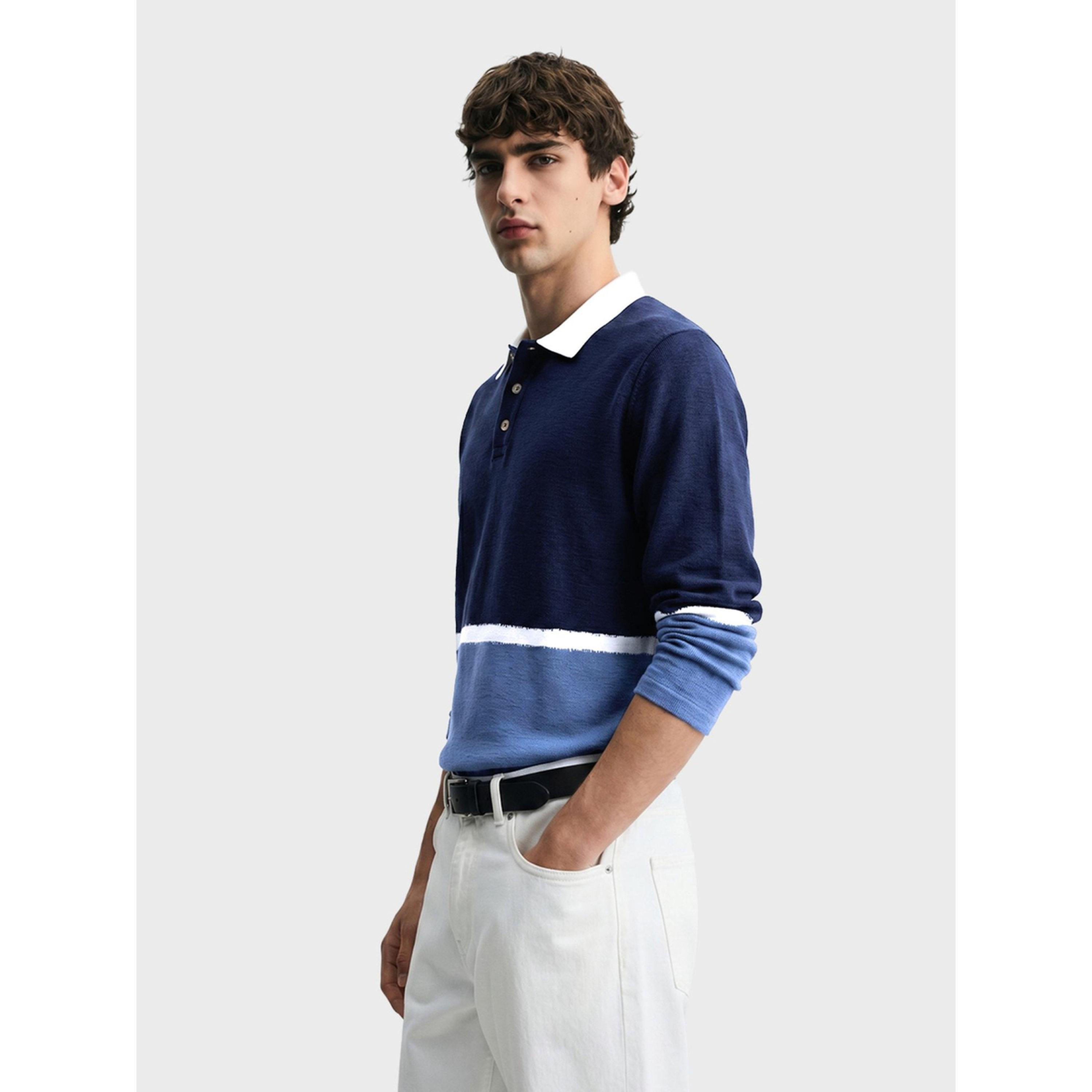 The Indian Garage Co X Styli Men Regular Fit Striped Polo T-Shirt-men-clothing-tshirtsandpolos-polos-image-2