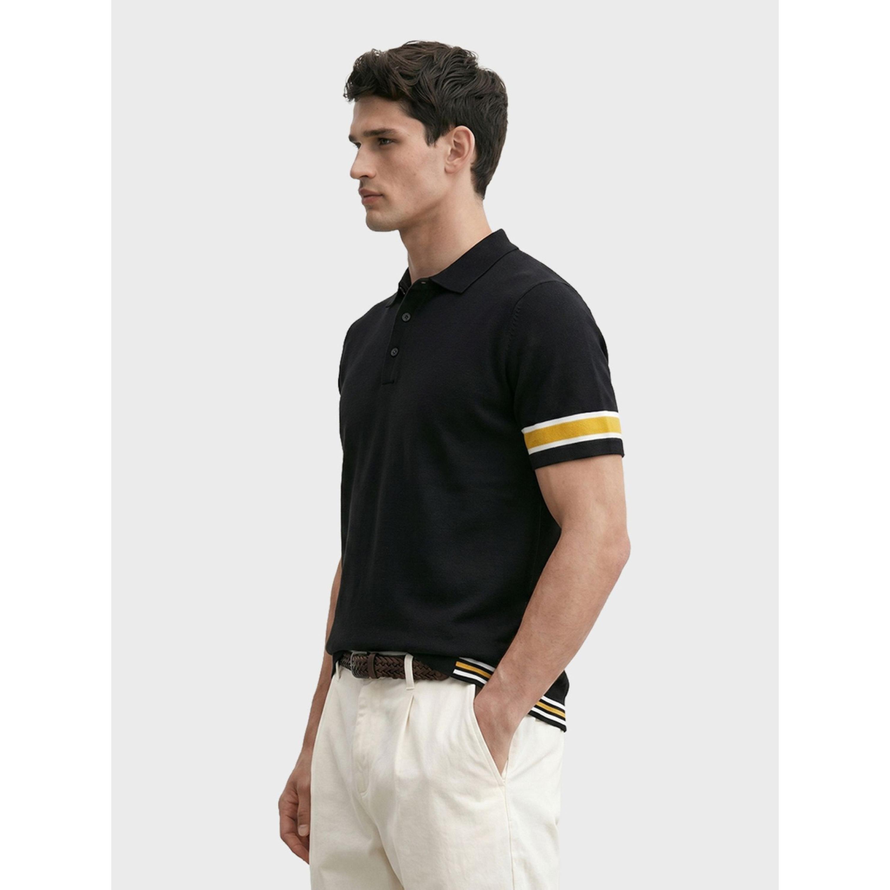 The Indian Garage Co X Styli Men Slim Fit Solid Polo T-Shirt-men-clothing-tshirtsandpolos-polos-image-2