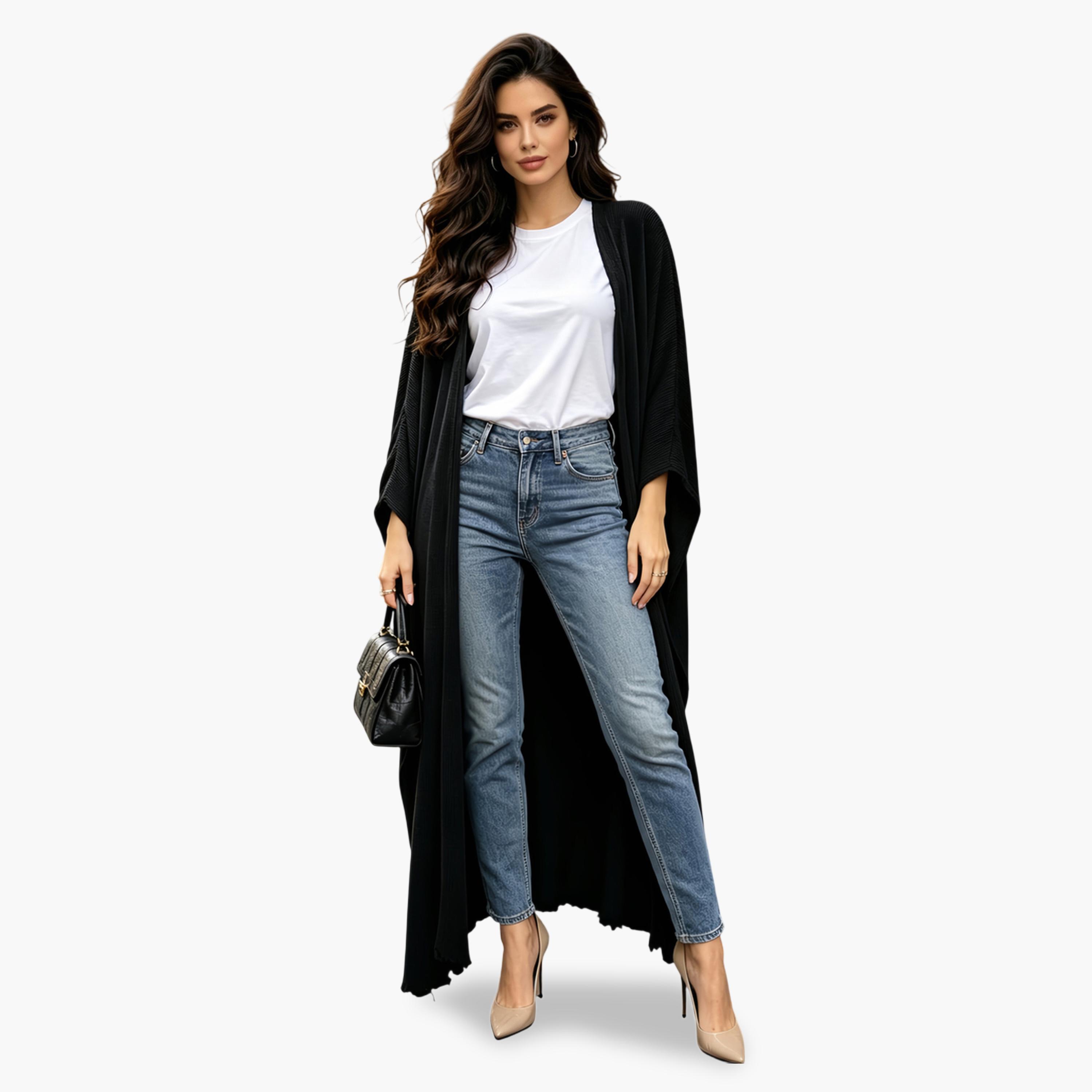 Take Two Black Open Front Abaya-women-arabicclothing-abayas-image-5
