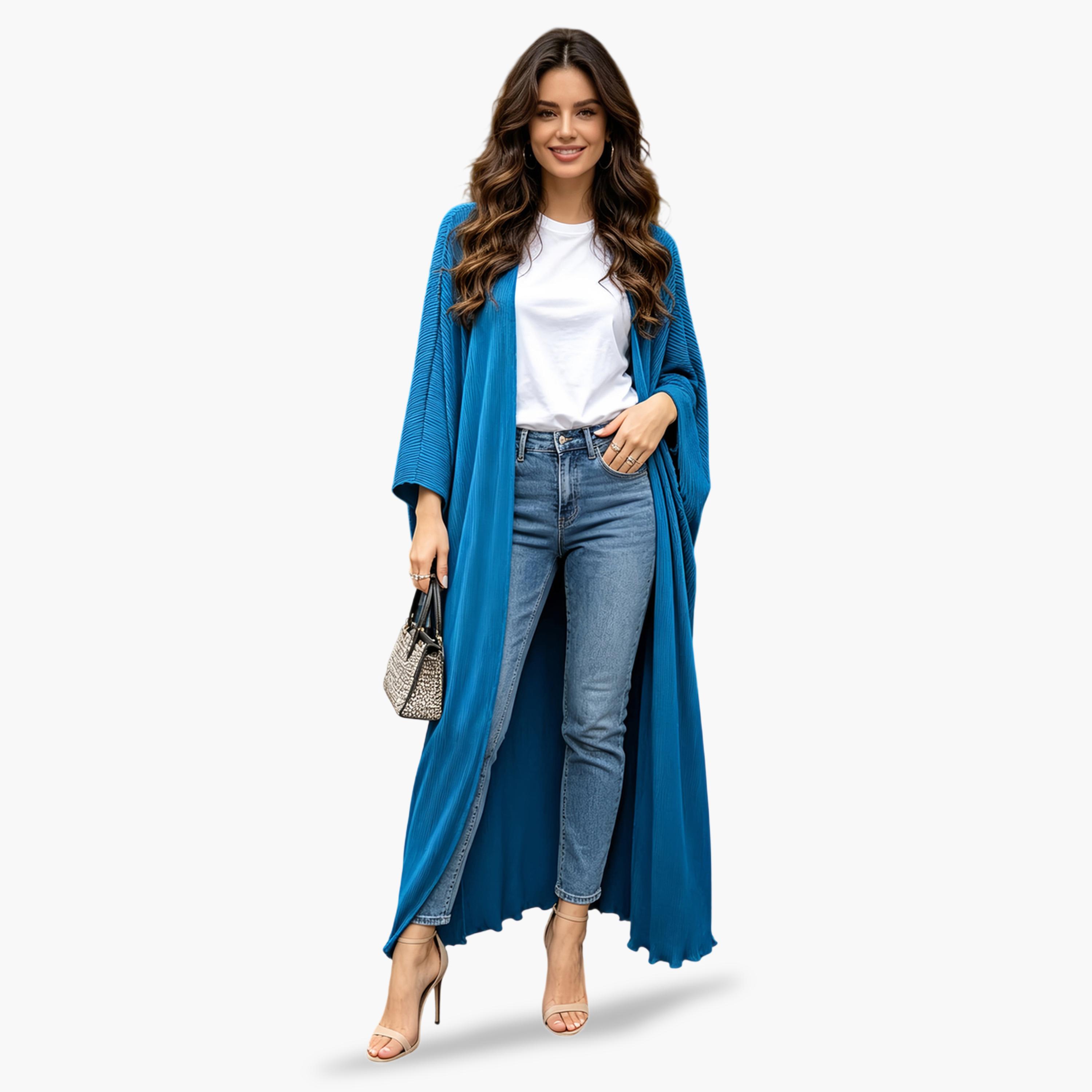 Take Two Teal Textured Abaya-women-arabicclothing-abayas-image-6
