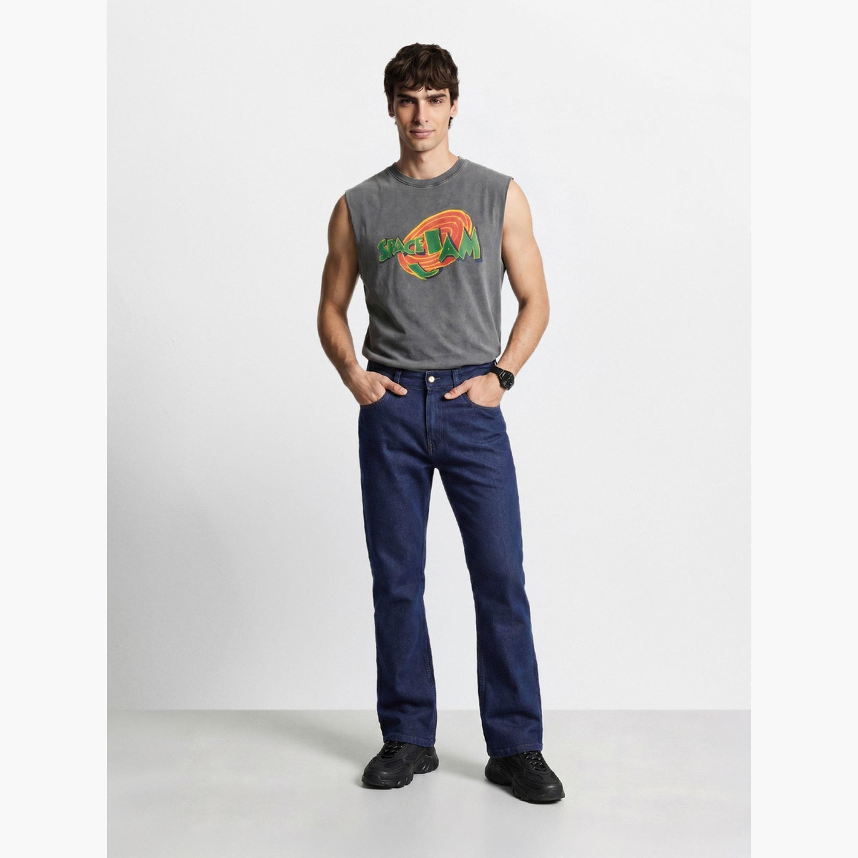 جينز سادة بقصة بوت كات للرجال-men-clothing-bottoms-jeans-image-4
