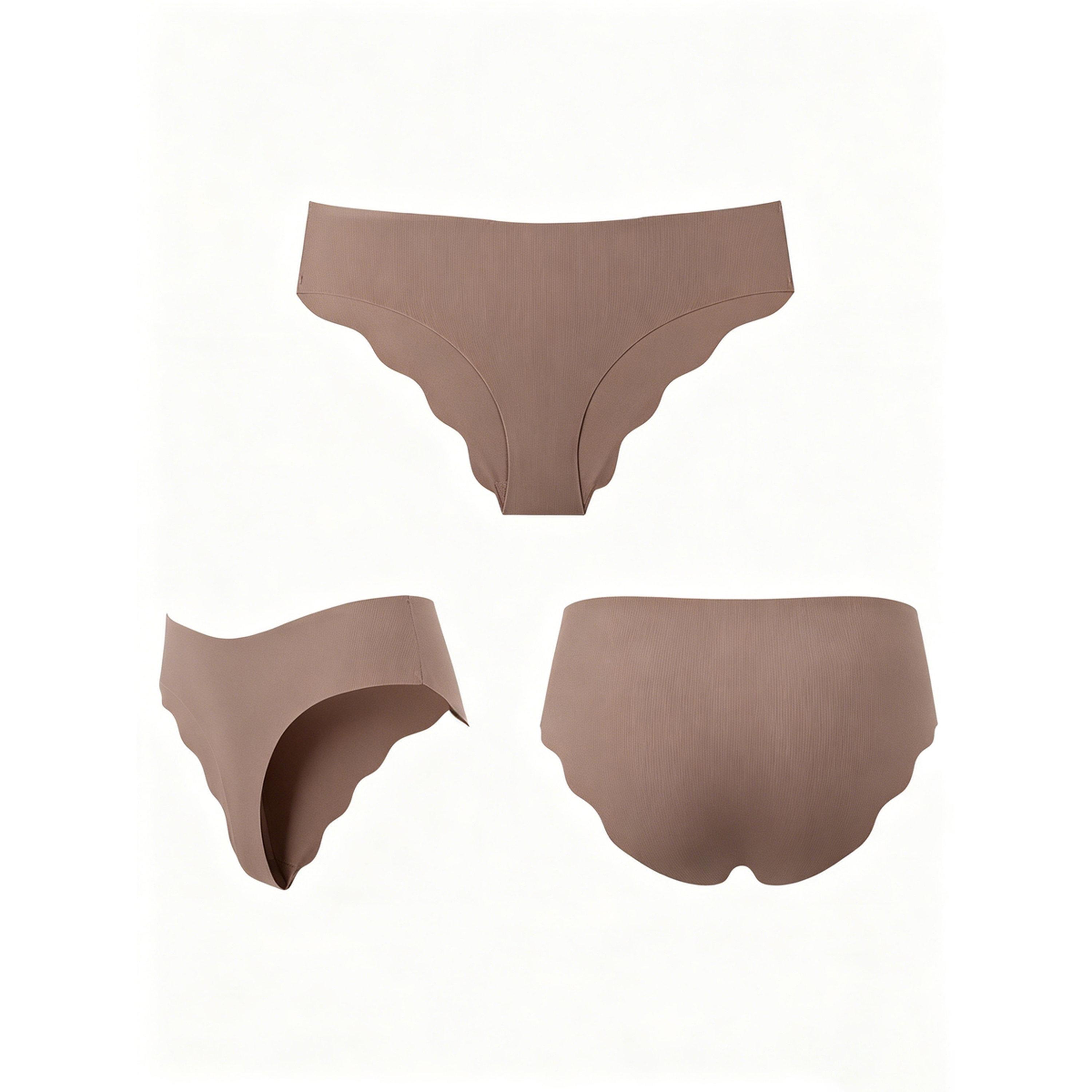 Take Two Coffee Brown Seamless Brief-women-clothing-lingerie-panties-image-5