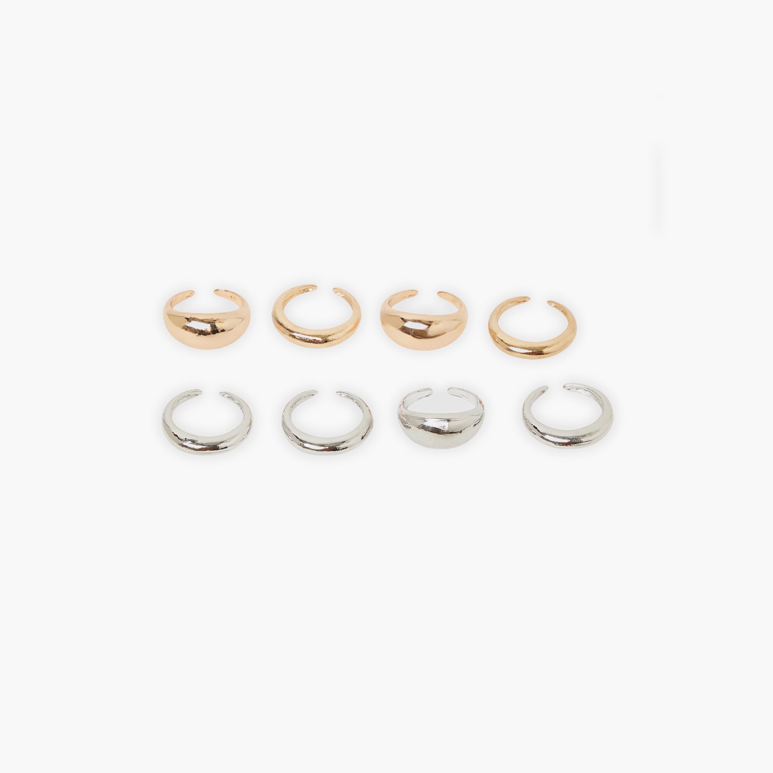 طقم من 8 خواتم مفتوحة-women-watchesandjewellery-jewellery-rings-image-1